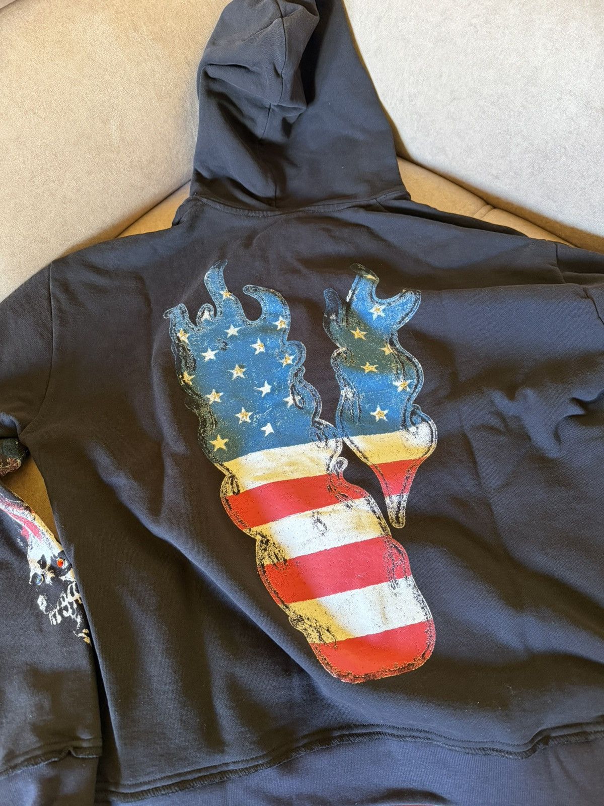 Vlone Vlone USA Flag Zip Hoodie NEW Size US XL / EU 56 / 4 - 2 Thumbnail
