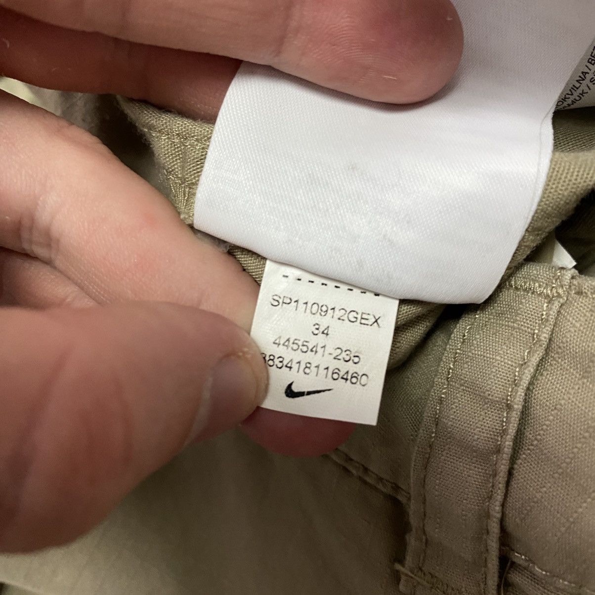 Nike Vintage Nike Cargo Small Logo Streetwear y2k shorts Size US 34 / EU 50 - 10 Thumbnail