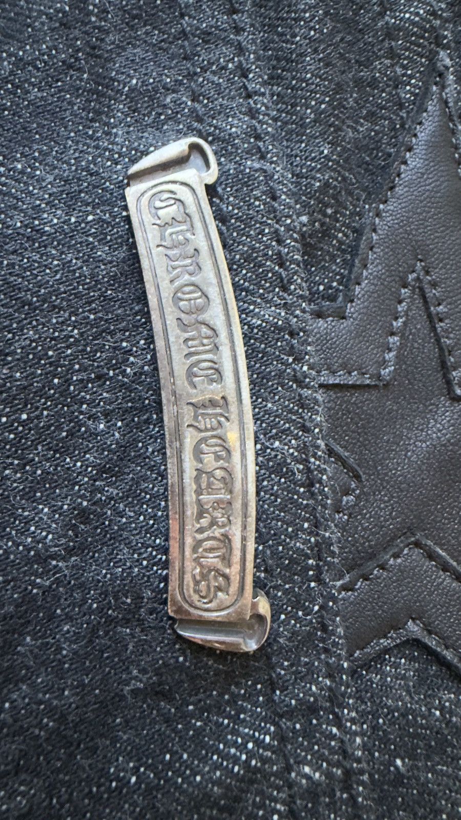 Chrome Hearts RARE! Chrome Hearts Grey & Black Star Patch Jeans Size US 32 / EU 48 - 5 Thumbnail