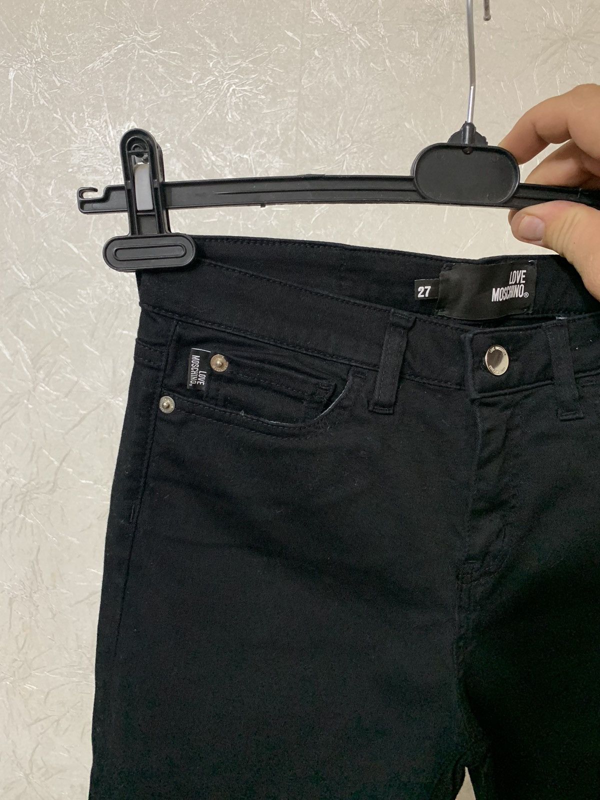 Love Moschino × Moschino Love Moschino Heart Pocket Women’s Black Skinny Jeans Size 27" / US 4 / IT 40 - 7 Thumbnail