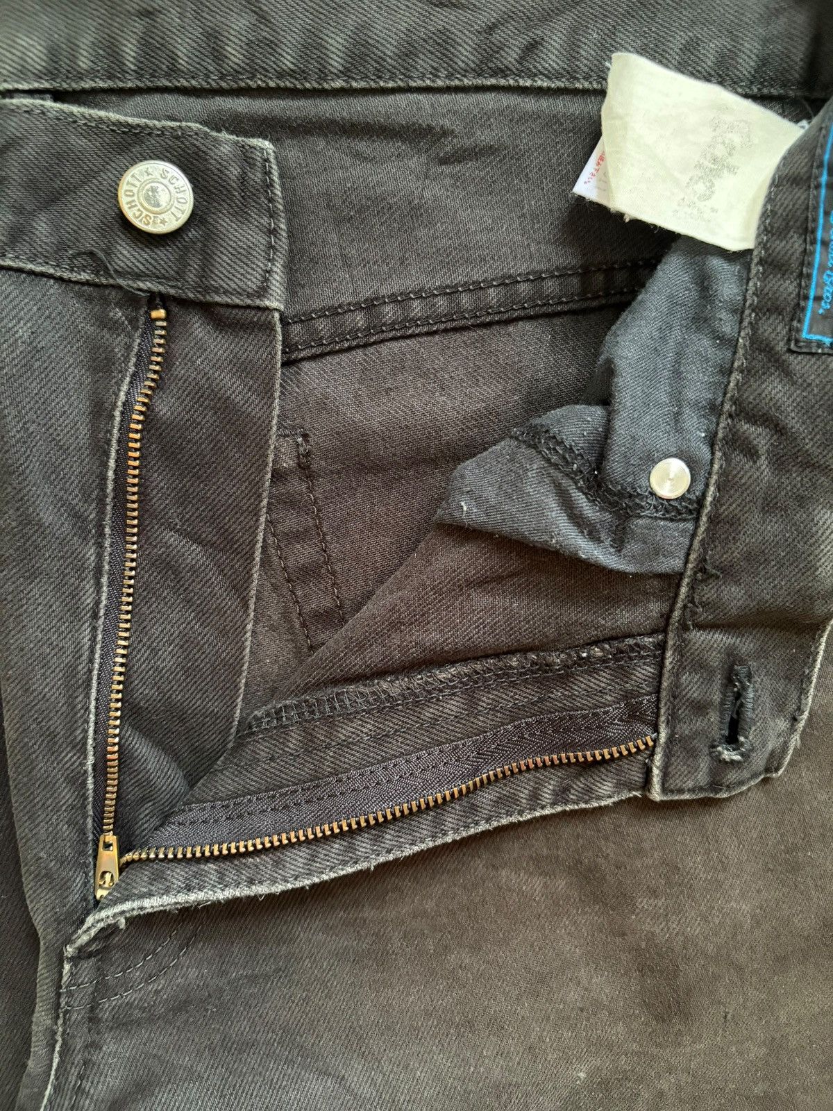 Japanese Brand × Schott Vintage Japanese Schott Black Jeans Size US 32 / EU 48 - 9 Thumbnail
