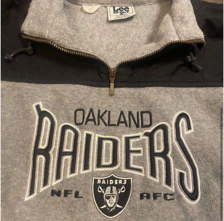 Lee × NFL Vintage (Lee) Raiders Sweater/Windbreaker Size US L / EU 52-54 / 3 - 4 Thumbnail