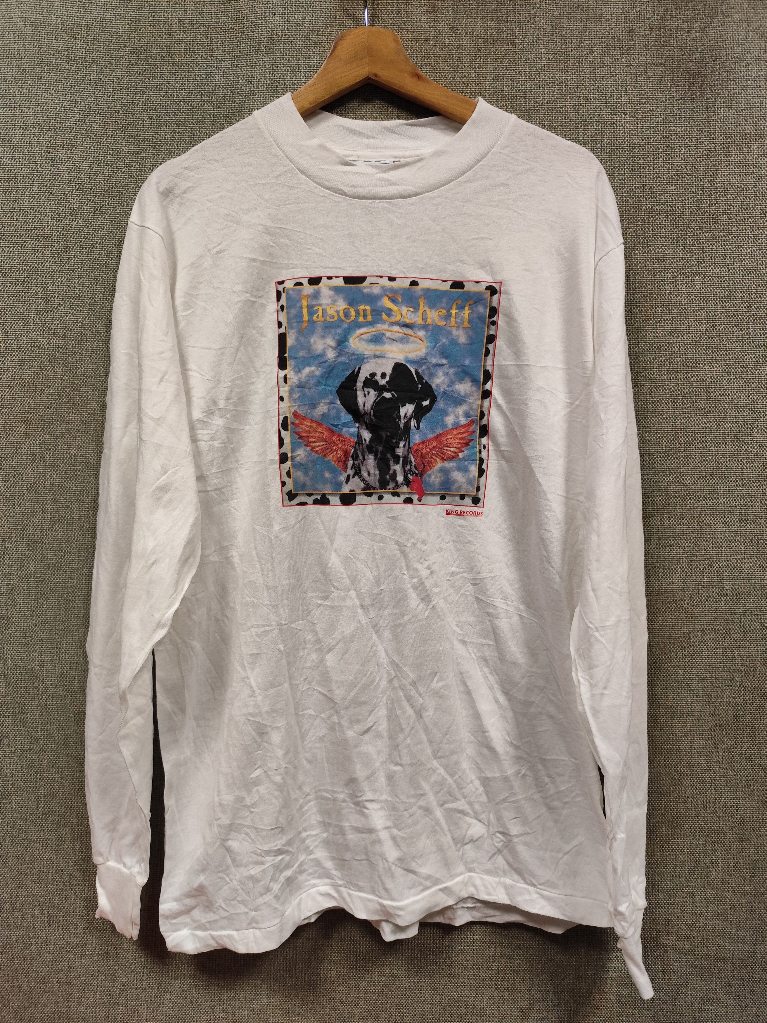 Vintage 90s long sleeve jason scheff king records