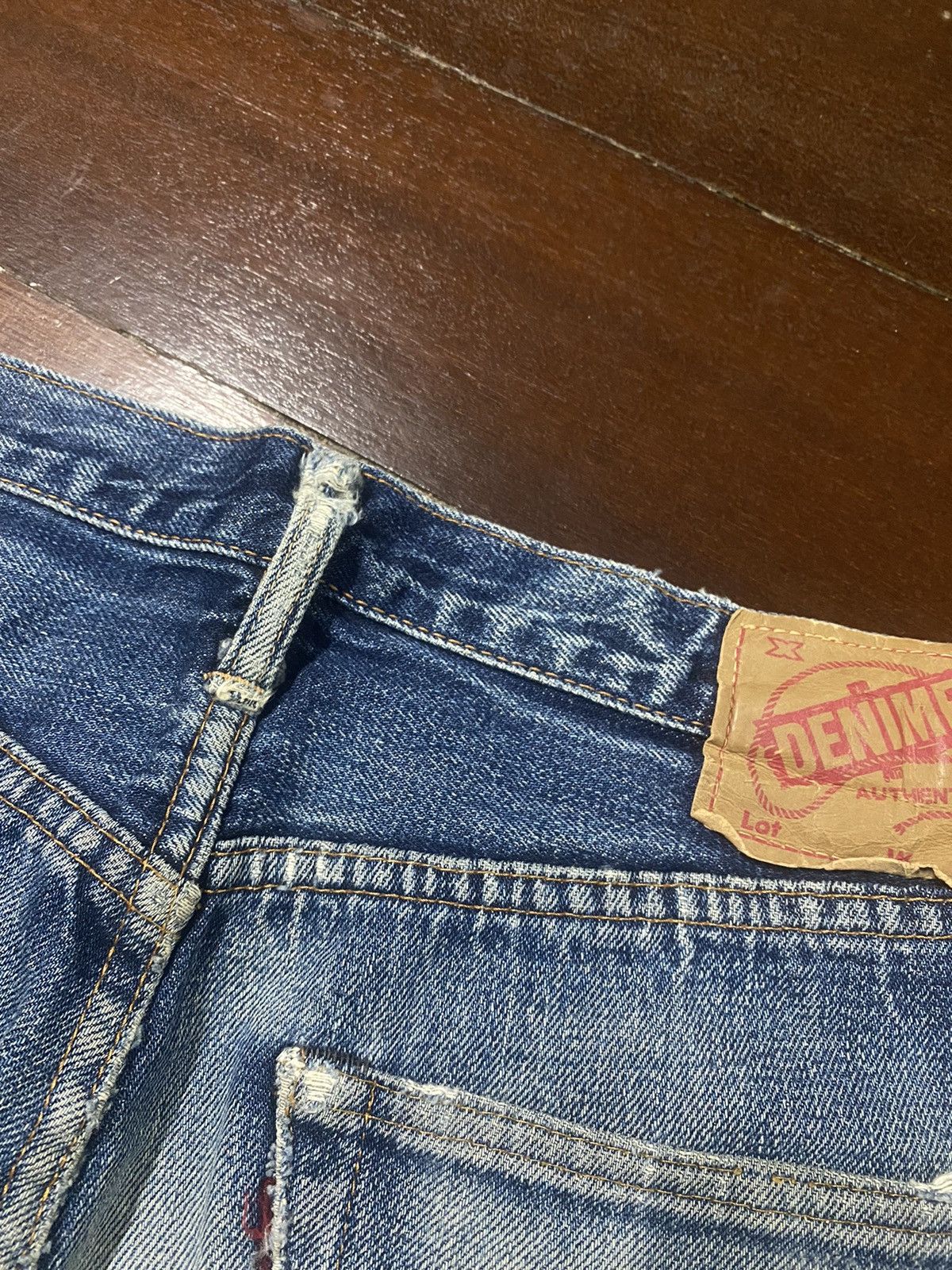 Denime Vintage Denime Japan Distressed Selvedge Jeans Size US 32 / EU 48 - 18 Thumbnail