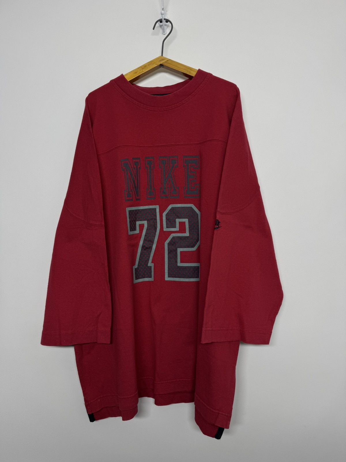 Nike Vintage Y2k Nike Big Logo Long Sleeve 00’s Size US XL / EU 56 / 4 - 5 Thumbnail