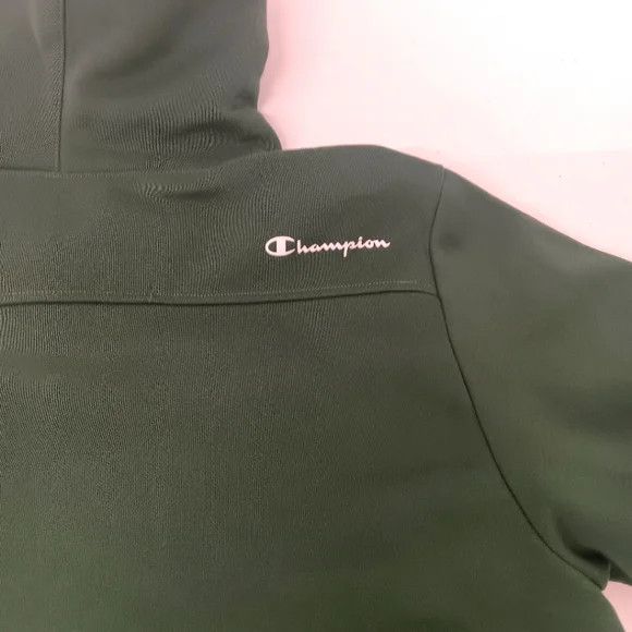 Champion Champion Men's Super Fleece Hoodie w/ Face Mask - Green - Sm Size US S / EU 44-46 / 1 - 10 Thumbnail