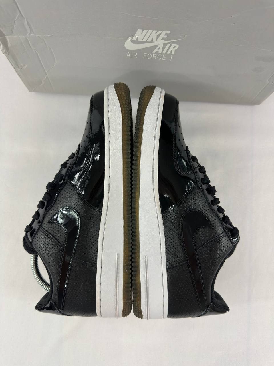 Nike Nike Air Force 1 '07 'Black Silver' 2010 Size US 7.5 / EU 40-41 - 12 Thumbnail