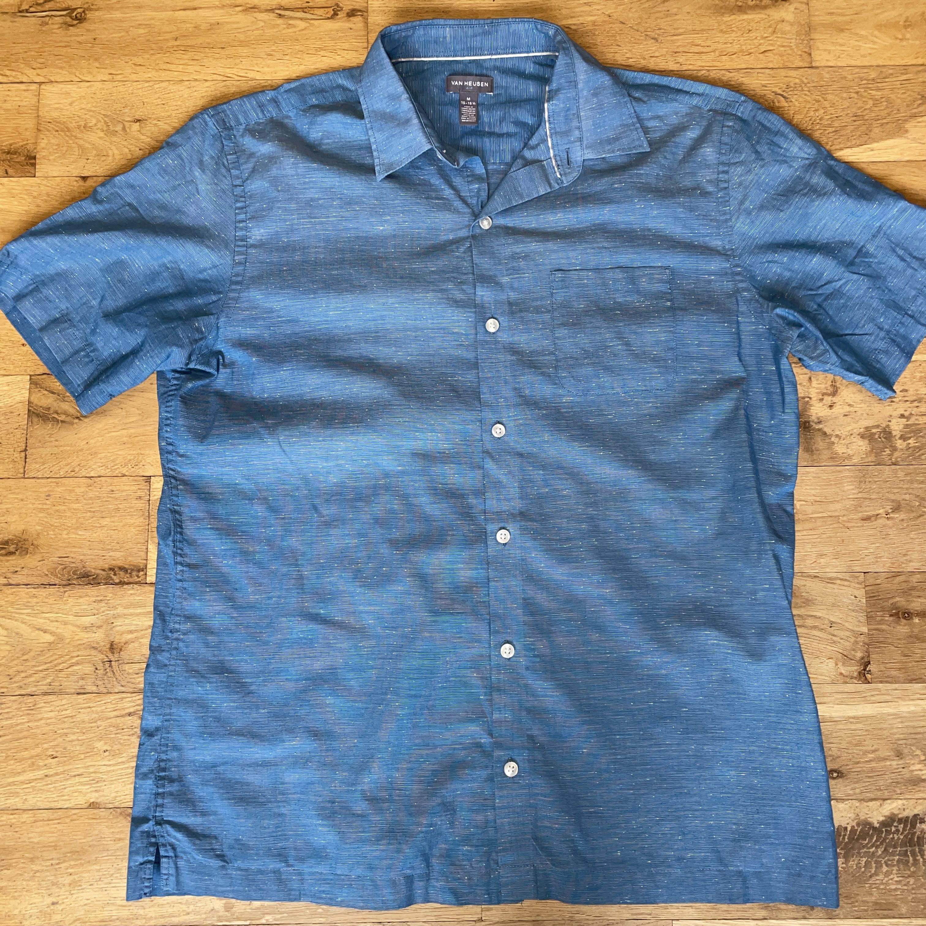 Van Heusen × Vintage Van Heusen Air Men's Elegant Shirt Summer Size M - New Size US M / EU 48-50 / 2 - 1 Thumbnail