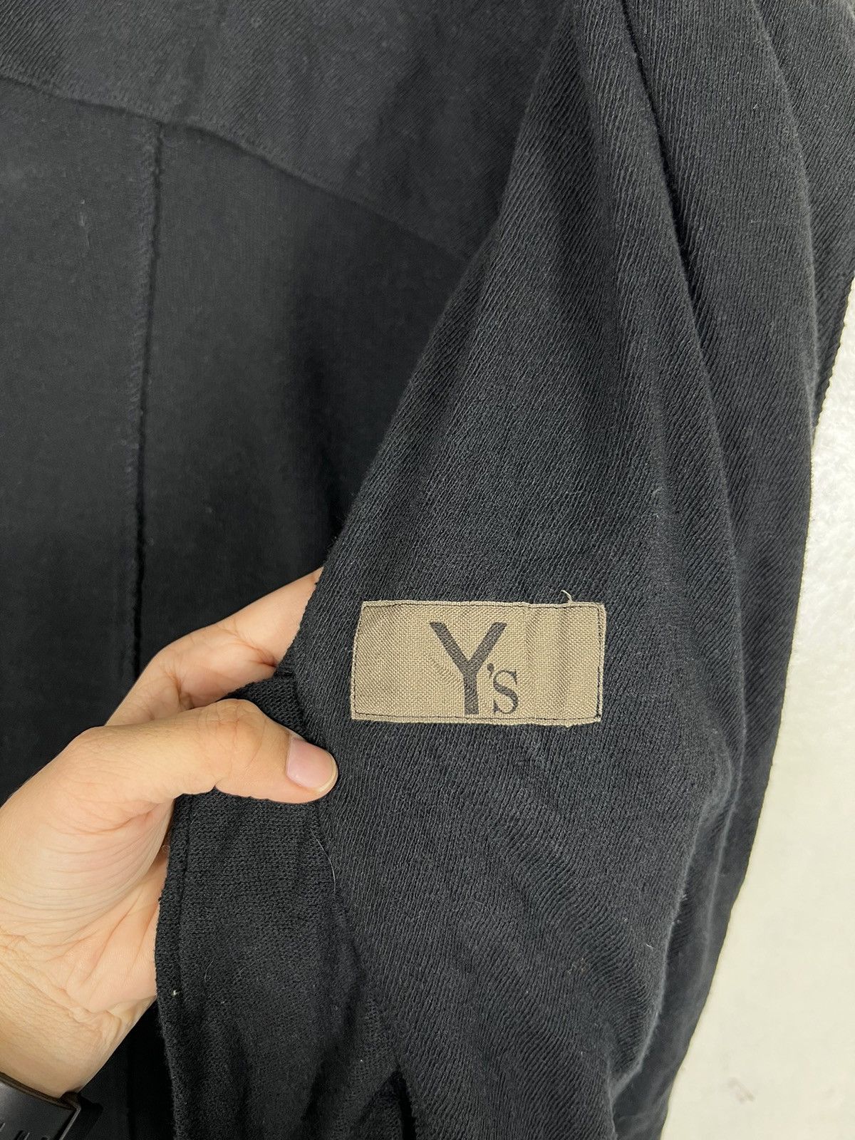Yohji Yamamoto 🔥 80s Y's YOHJI YAMAMOTO COTTON BUTTON LESS CARDIGAN JACKET Size US M / EU 48-50 / 2 - 12 Thumbnail