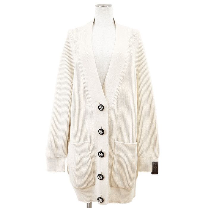 Louis Vuitton Louis Vuitton Louis Vuitton Monogram Flower Knit Cardigan Textile Tops DUTY FREE for USA Size ONE SIZE - 1 Thumbnail