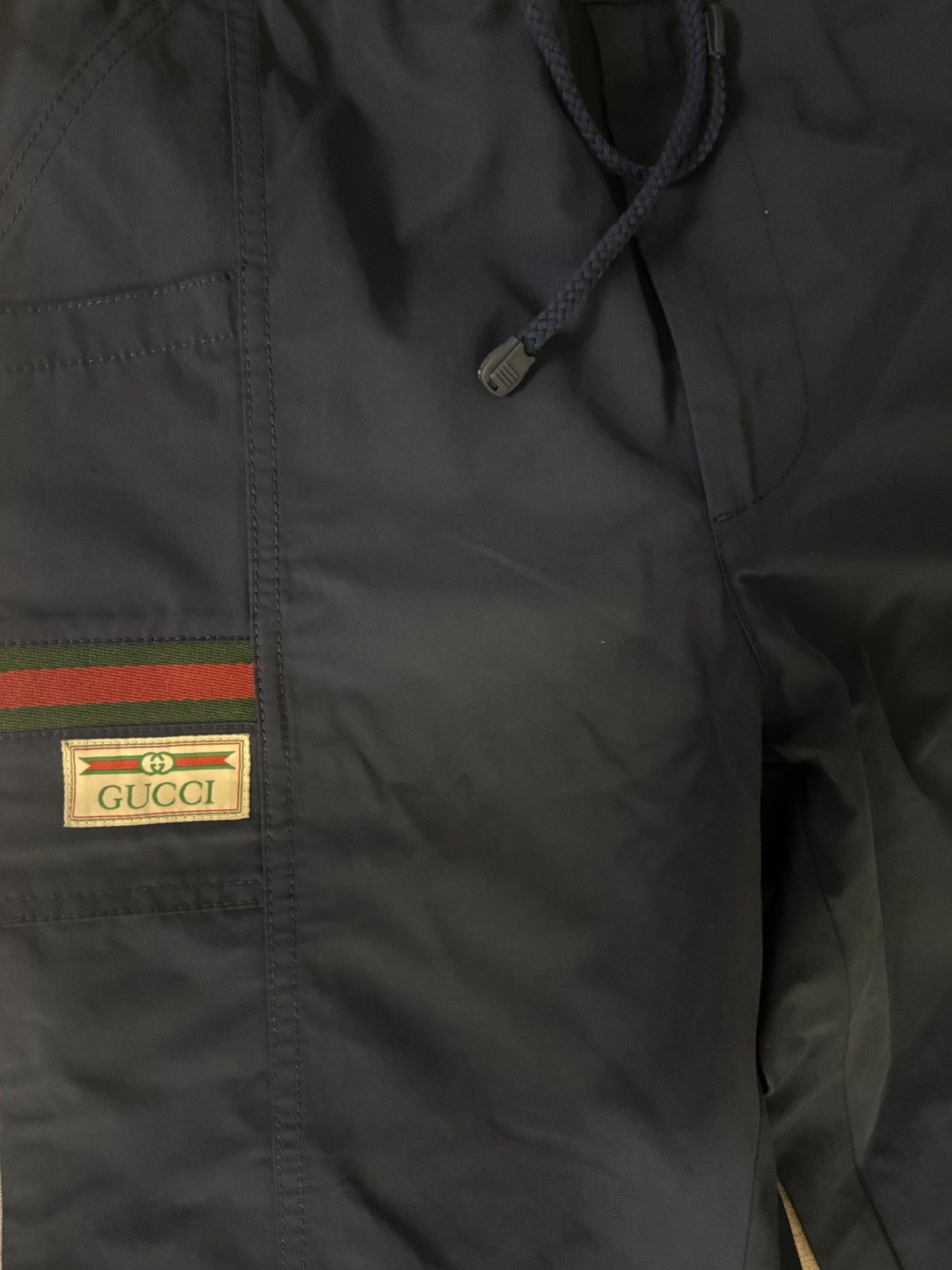 Gucci Gucci Jogger Navy Blue Pants Cargo Size US 31 - 2 Thumbnail