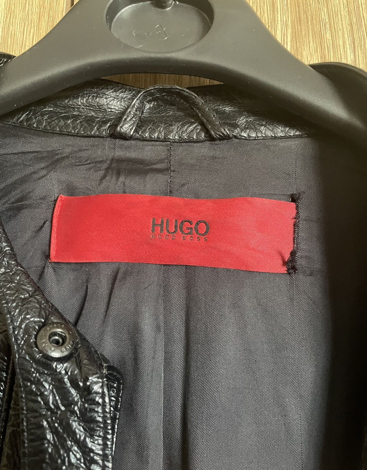 Hugo Boss Vintage Hugo Boss Leather Jacket Size S / US 4 / IT 40 - 4 Thumbnail