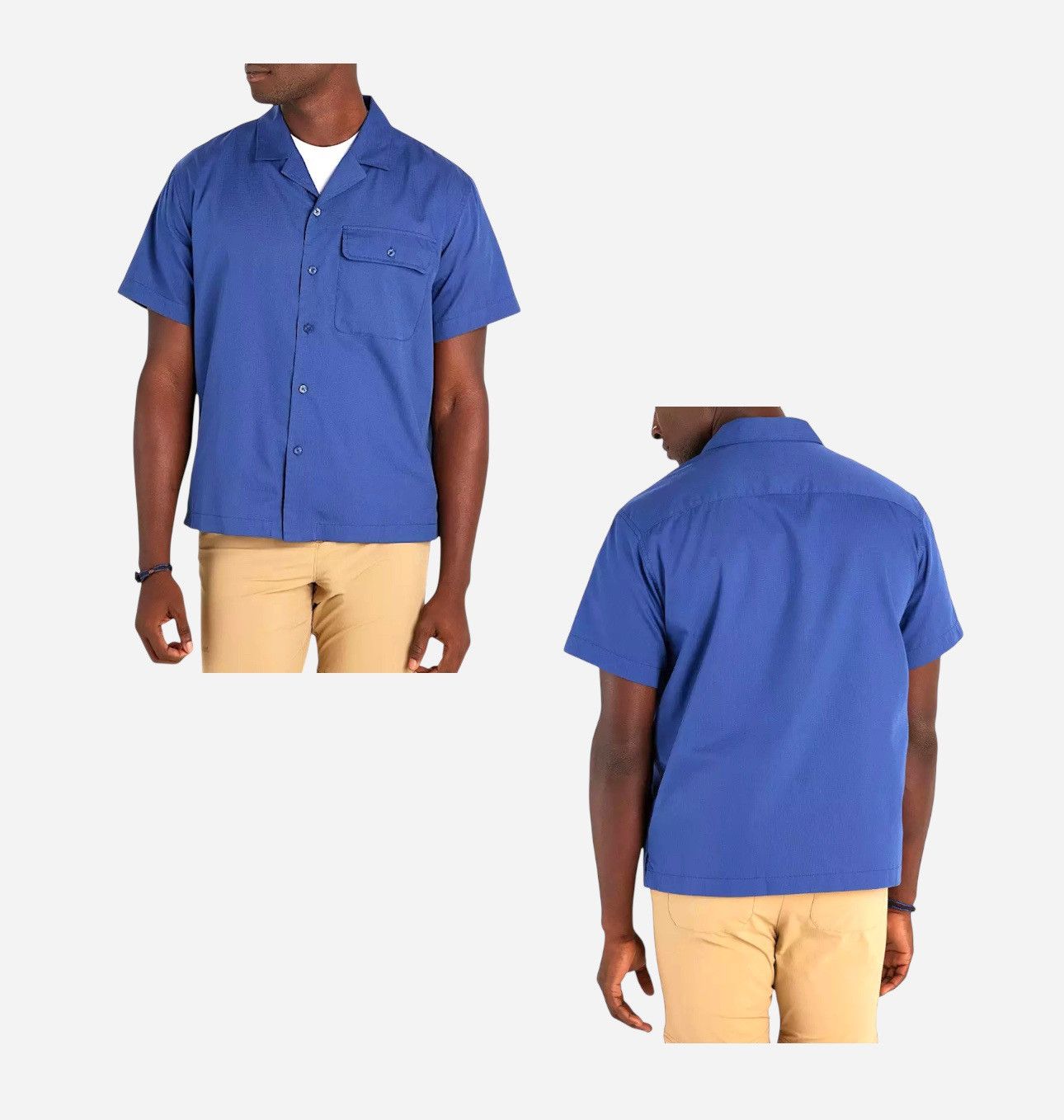 Marmot Marmot Men’s Muir Blue Camp Short Sleeve Shirt Sz M Size US M / EU 48-50 / 2 - 2 Thumbnail