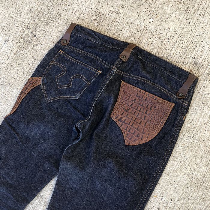 Vintage Archive Y2K Obelisk Crocodile Pocket Jeans | Grailed