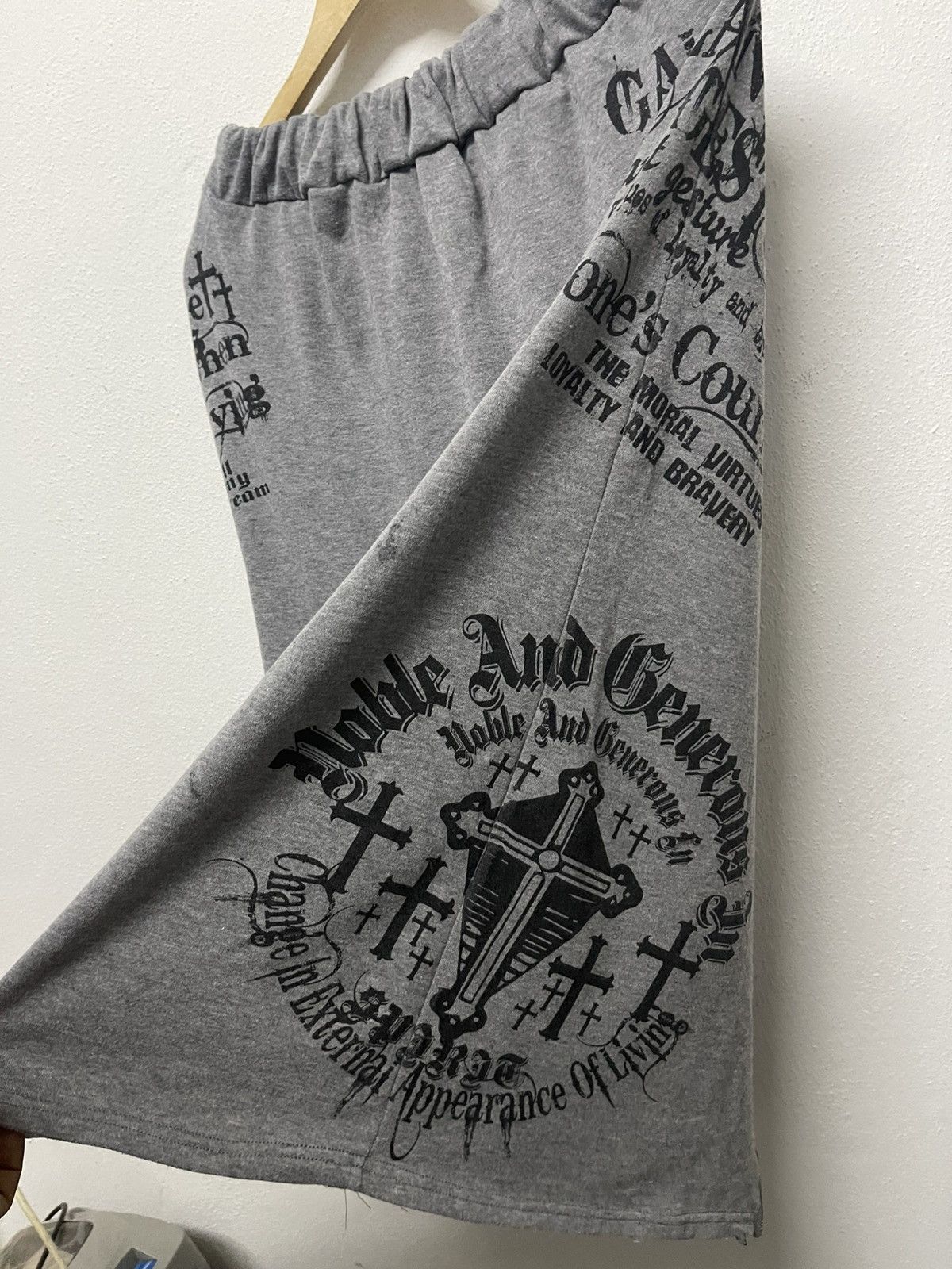 If Six Was Nine × Japanese Brand × Seditionaries 2000s IFSIXWASNINE STYLE CROSS DESIGN MIDI SKIRT DIG DEEP Size 26" / US 2 / IT 38 - 10 Thumbnail