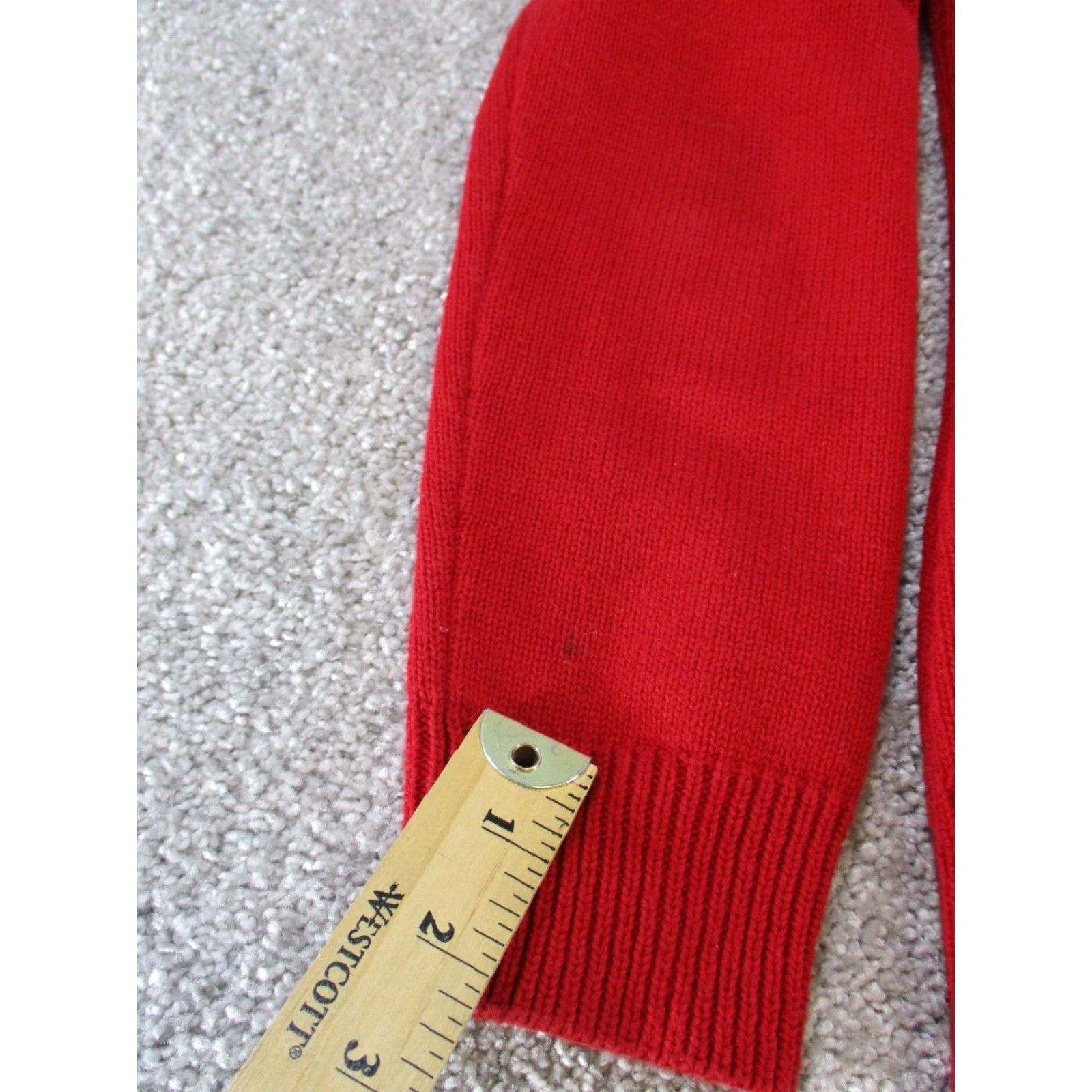Ralph Lauren VINTAGE Lauren Ralph Lauren Sweater Mens Medium Red Cotton Pullover Long Sleeve Mock Neck Solid Size US M / EU 48-50 / 2 - 4 Thumbnail
