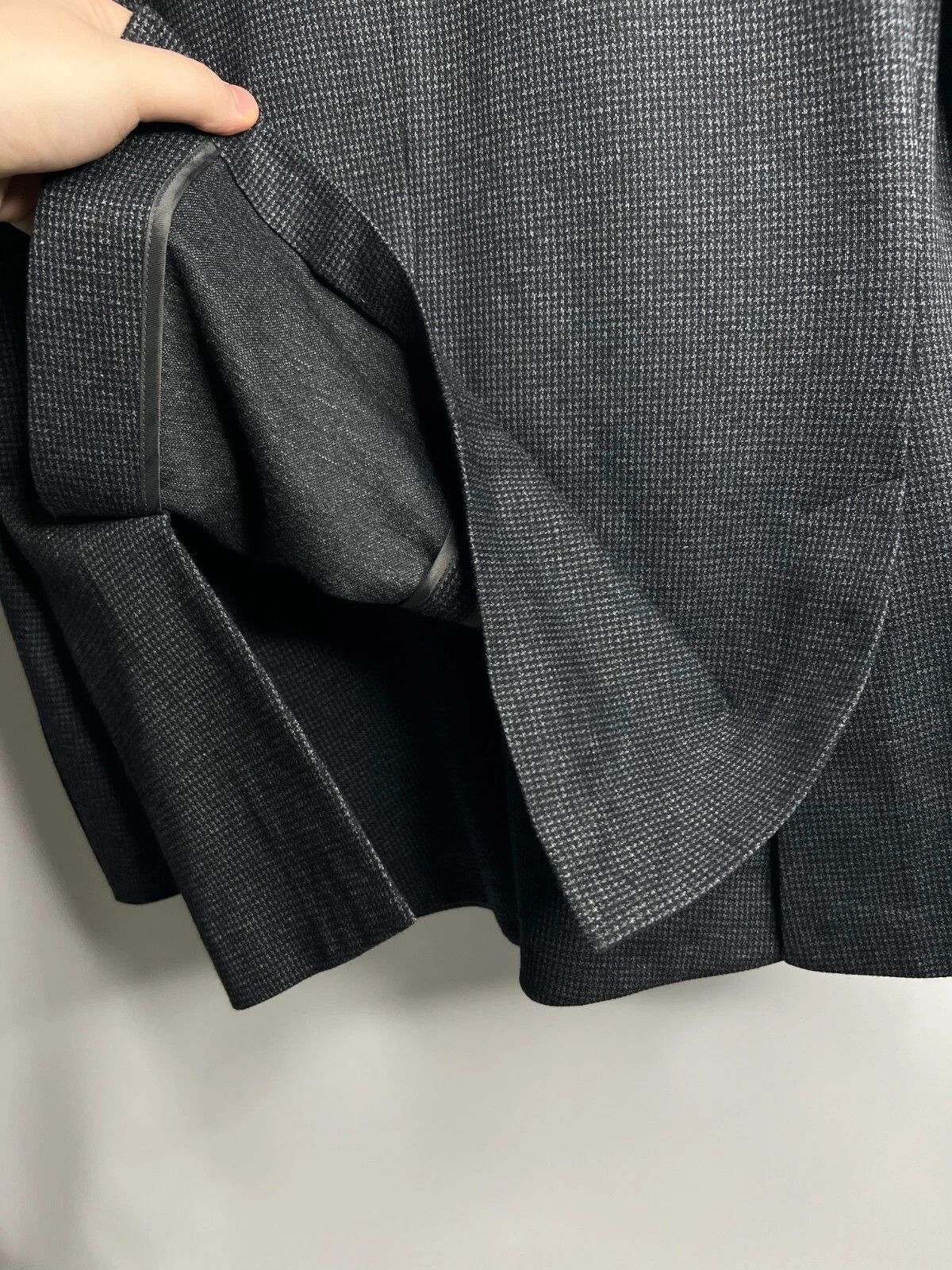 Brooks Brothers Brooks Brothers Regent Fit Houndstooth Dark Grey Blazer Size 48R - 11 Thumbnail