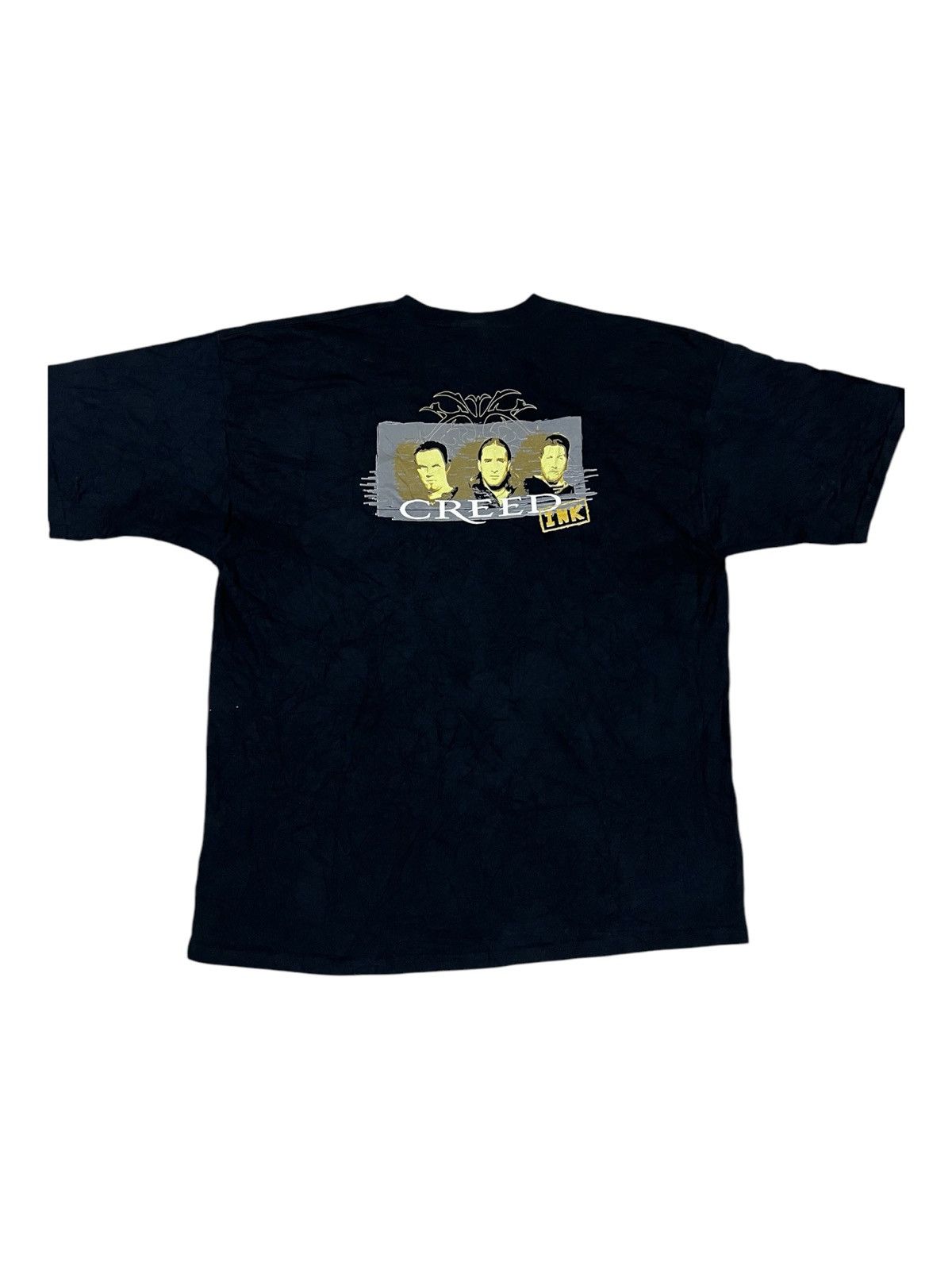 Band Tees × Vintage Vintage Y2K CREED Ink Line Up Rock Band Black Tees Shirt Size US XL / EU 56 / 4 - 1 Thumbnail