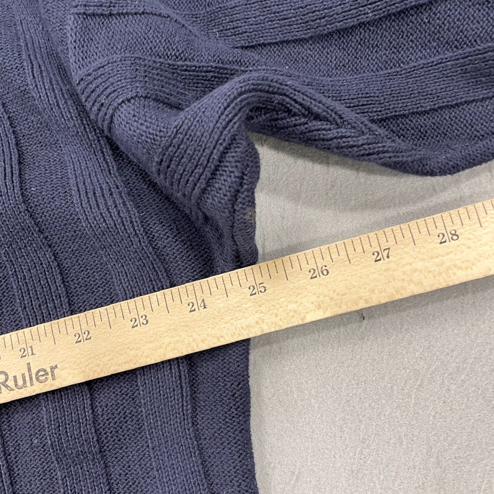 Gap VINTAGE GAP Sweater Mens Large Blue Cotton Ribbed Crewneck Deadstock 90s NWT Size US L / EU 52-54 / 3 - 6 Thumbnail
