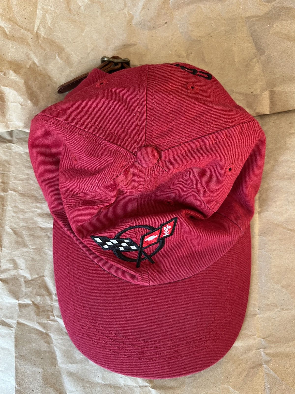 Chevrolet Vintage Chevrolet CORVETTE Red Cap Size ONE SIZE - 1 Thumbnail
