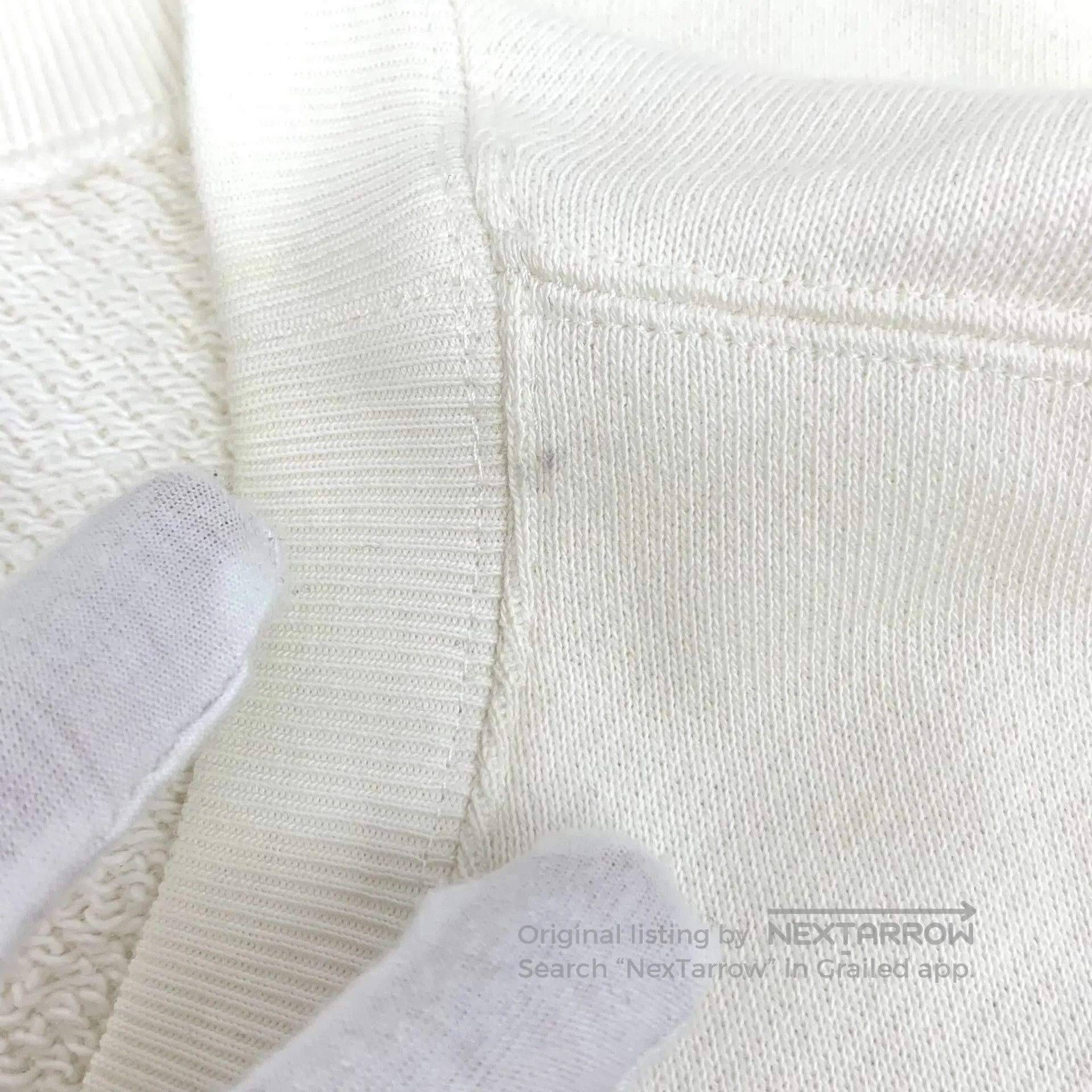 Gucci Guicci White Logo Letter Print Cotton Round Neck Long Slee Size US S / EU 44-46 / 1 - 8 Thumbnail