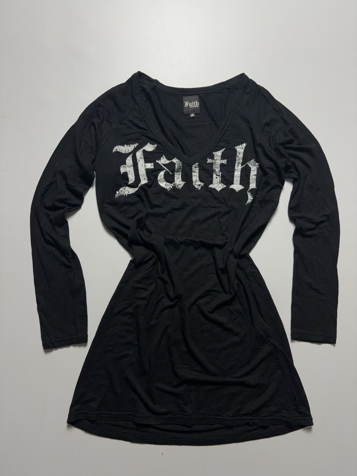Faith Connexion FAITH MINI GLAMOUR DRESS LONG SLEEVE Y2K Size M / US 6-8 / IT 42-44 - 1 Thumbnail