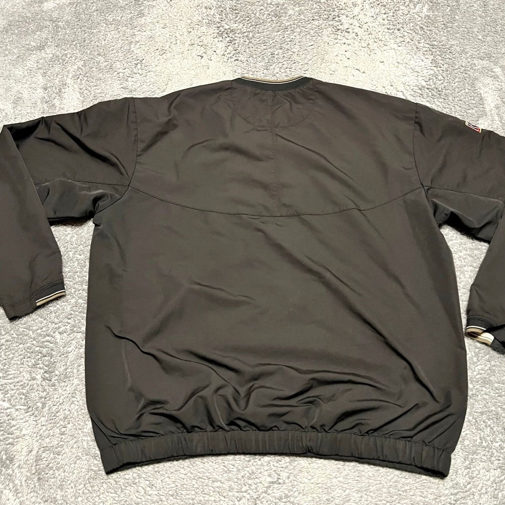 Nike Nike Golf Windbreaker Jacket Mens Large Pullover Black Gray Regular L Mens Windbreaker Black Nike Golf Jacket Size US L / EU 52-54 / 3 - 5 Thumbnail