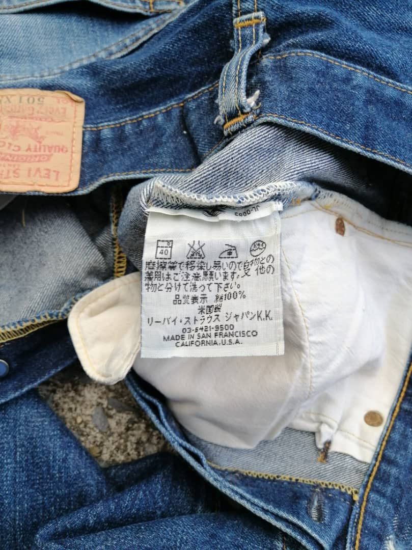 Levi's × Levi's Vintage Clothing Levi's Strauss 501XX Big E Selvedge Denim Jeans Size US 28 / EU 44 - 8 Thumbnail