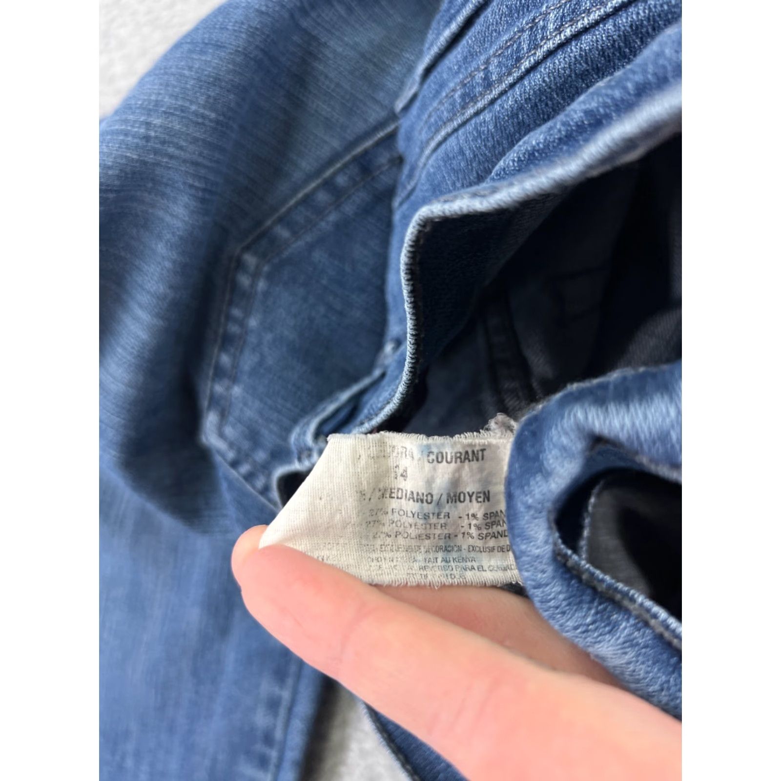 Gloria Vanderbilt Gloria Vanderbilt Amanda High-Rise Skinny Jeans Womens 14 Blue Denim Classic 90s Country Girls Size 36" / US 14 / IT 50 - 7 Thumbnail