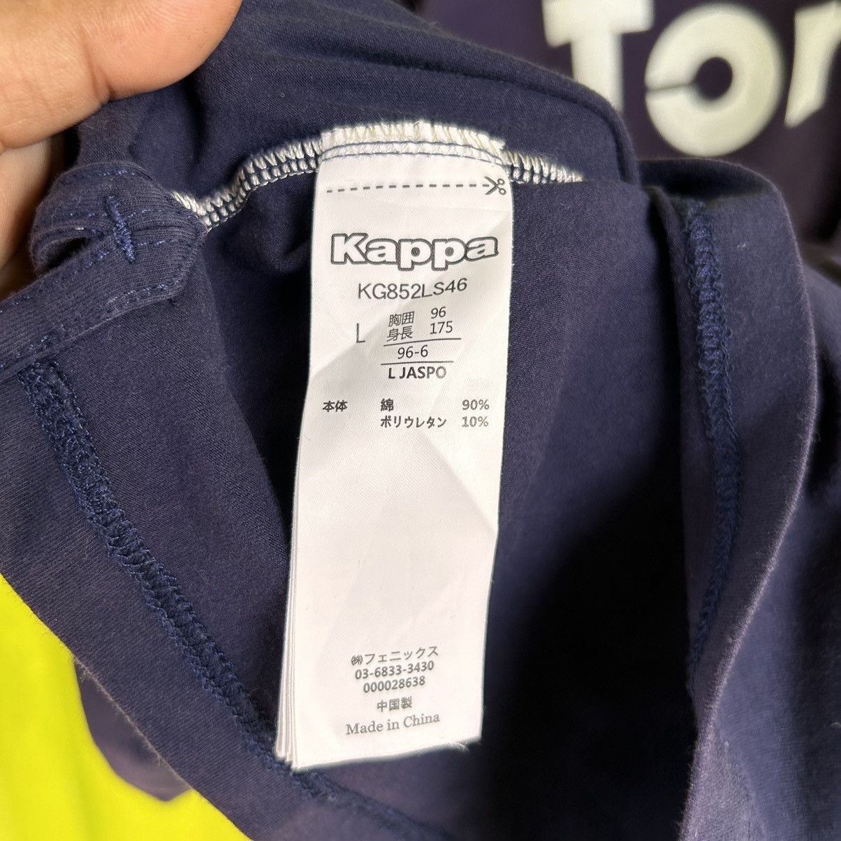 Kappa Vintage Kappa Golf Torino Faded Dark Blue Long Sleeve Shirt Size US S / EU 44-46 / 1 - 10 Thumbnail