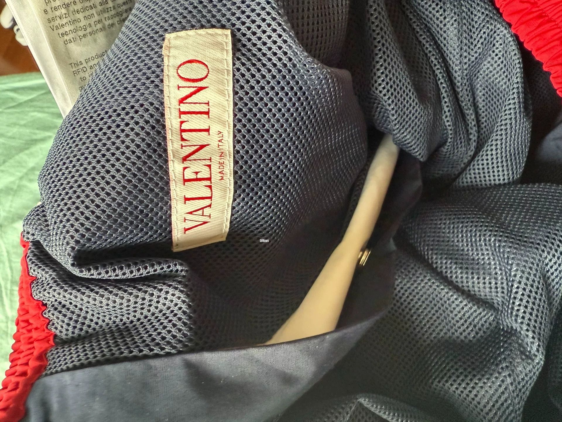Valentino Valentino Red Side Buckle Navy Sweatpants Size US 30 / EU 46 - 7 Thumbnail