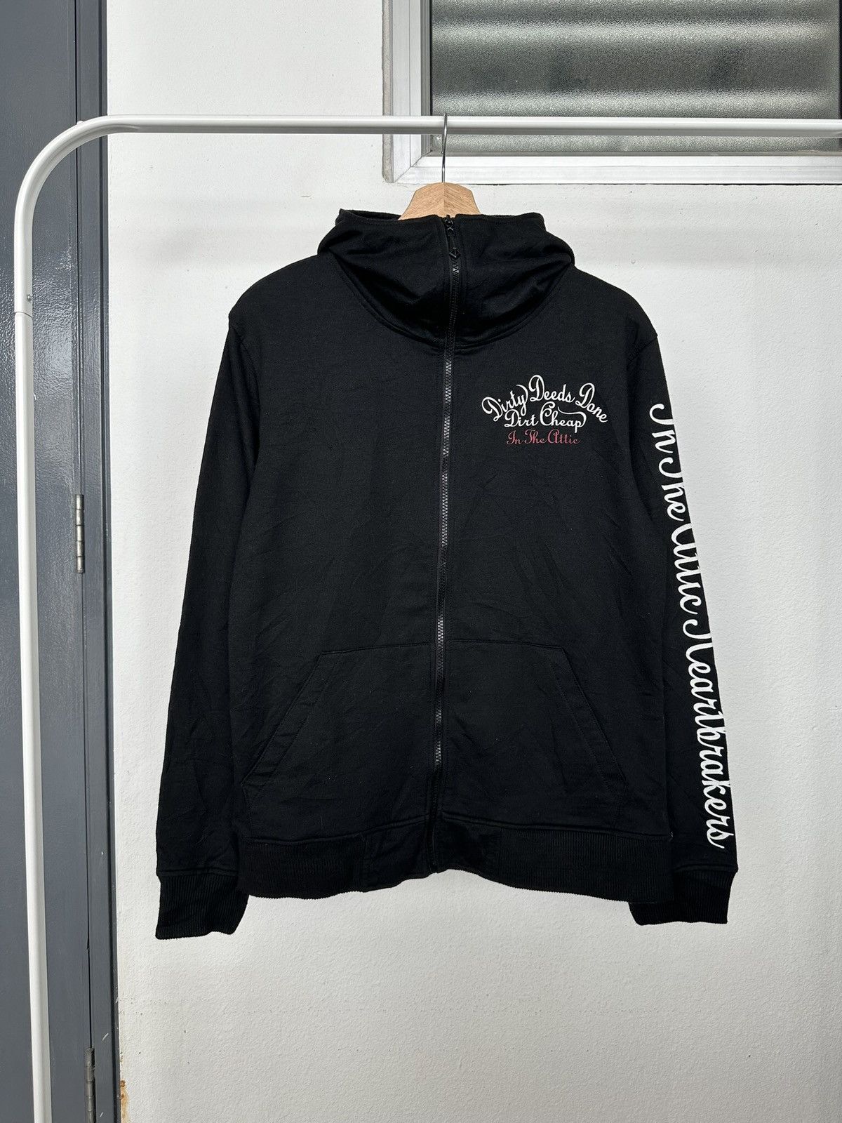 In The Attic 00's In the Attic rocker garment gimp zipper hoodie Size US M / EU 48-50 / 2 - 8 Thumbnail