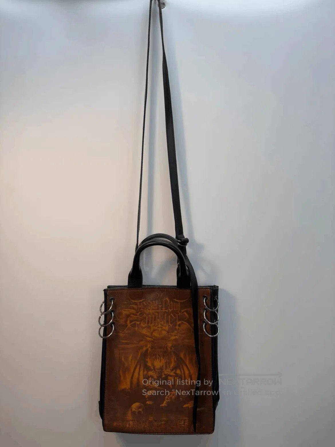 Jean Paul Gaultier Jean Paul Gaultier 01SS Devil Print Shoulder Tote Bag. Size ONE SIZE - 3 Thumbnail