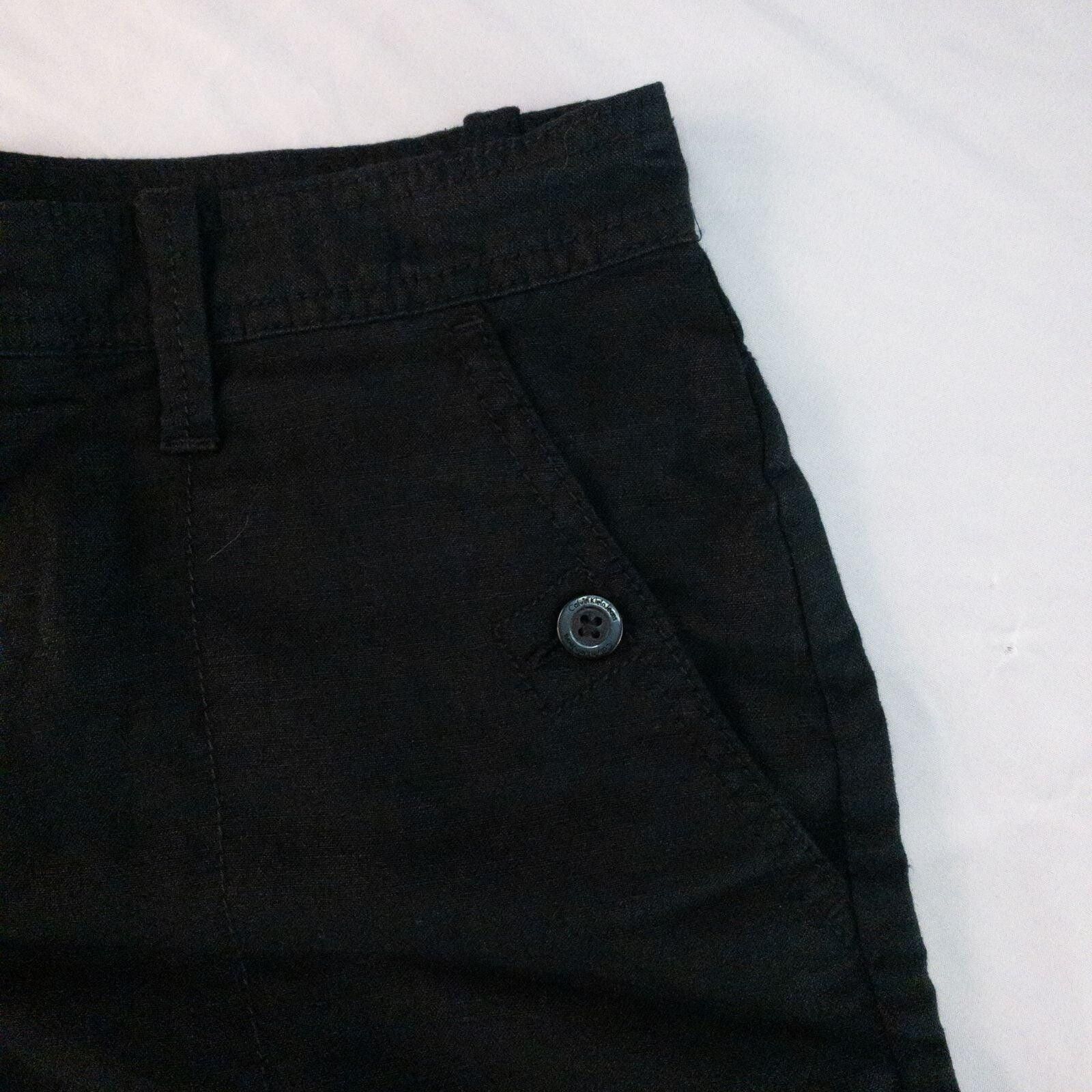 Calvin Klein Calvin Klein Black Solid Shorts Womens 4 Small Size 27" / US 4 / IT 40 - 4 Thumbnail