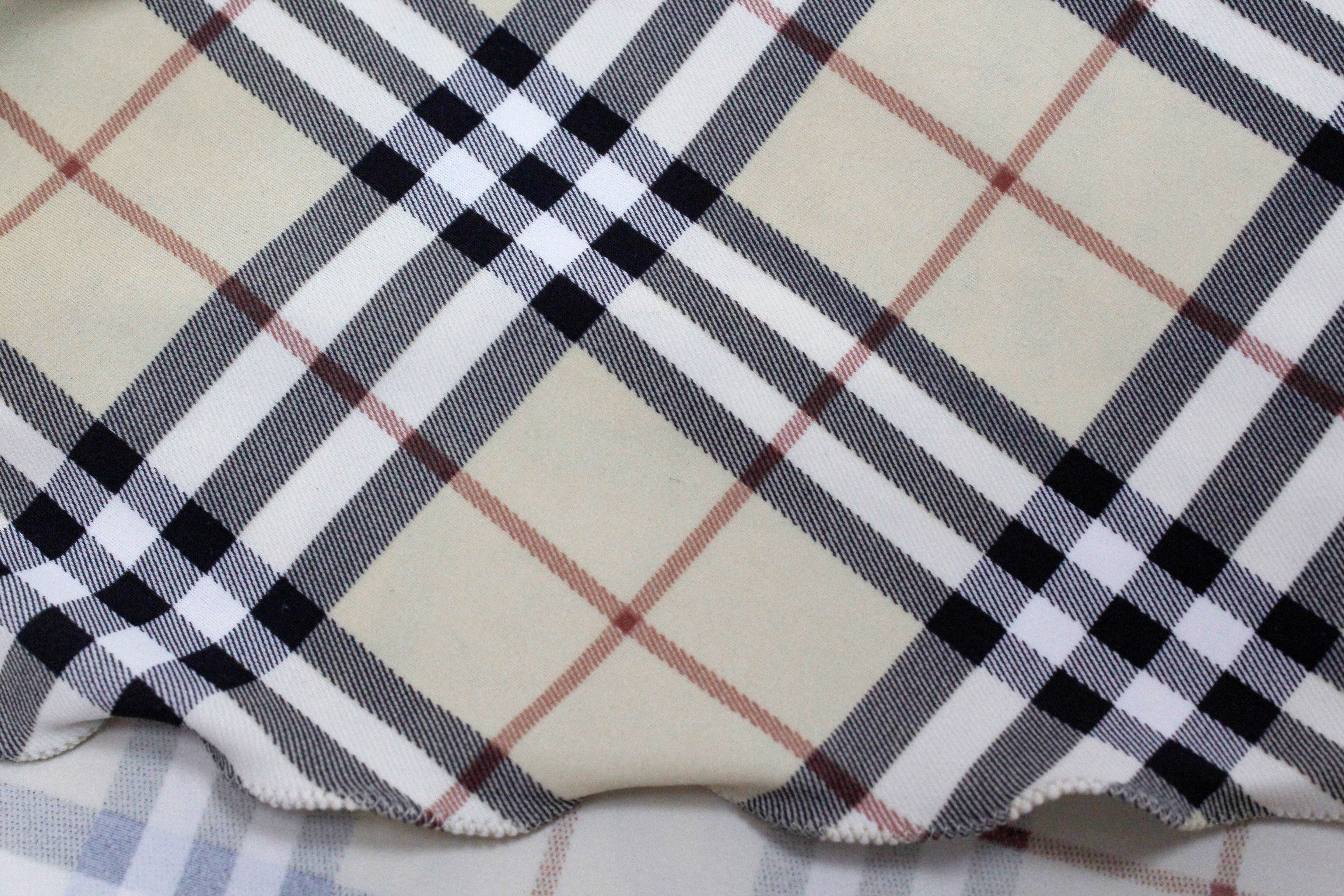 Burberry × Burberry Prorsum Burberry Beige Check Nova Bandeau & Head Shawl Size ONE SIZE - 11 Thumbnail