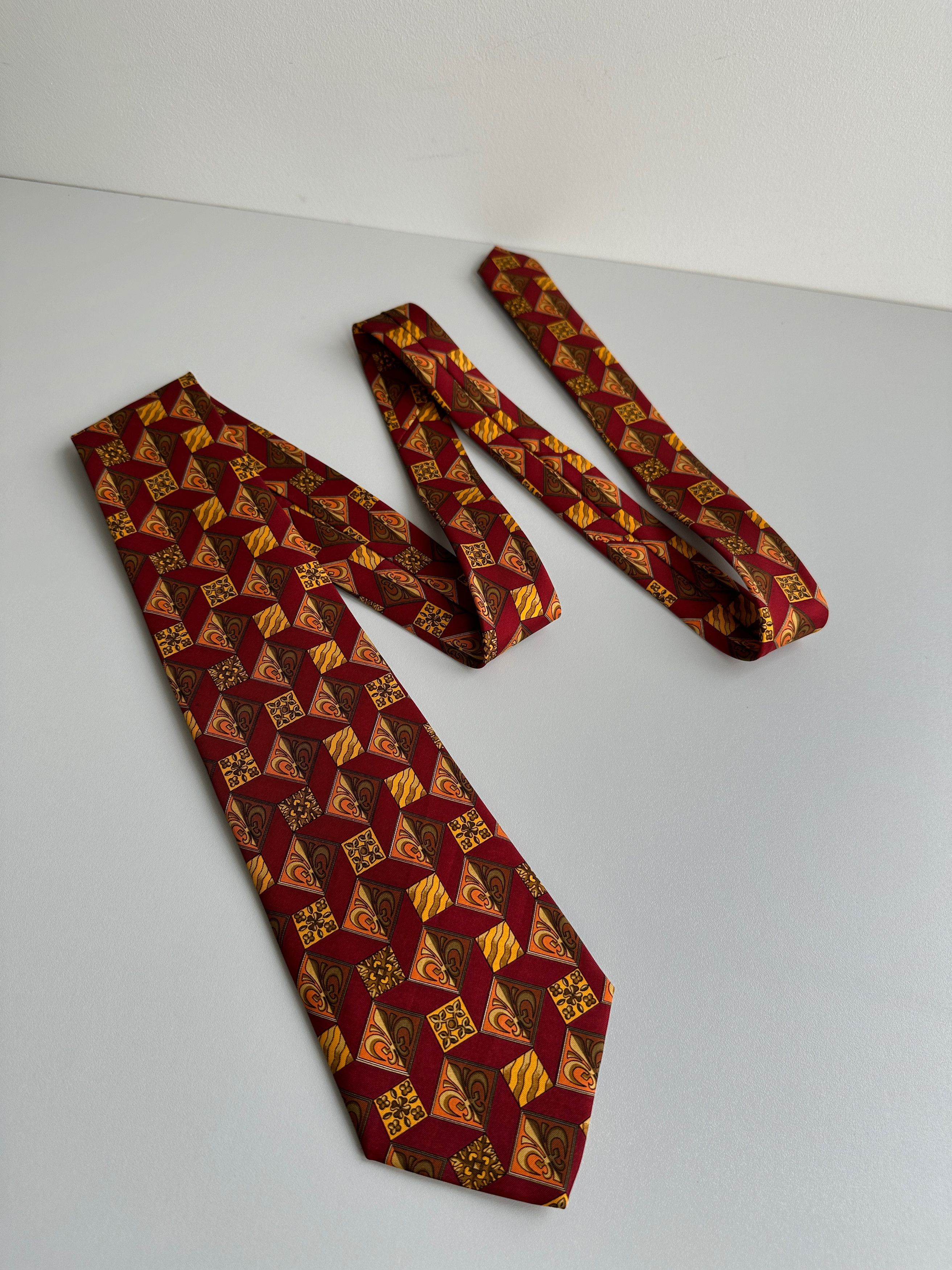 Aquascutum × Vintage Vintage Aquascutum Silk Tie Size ONE SIZE - 1 Thumbnail