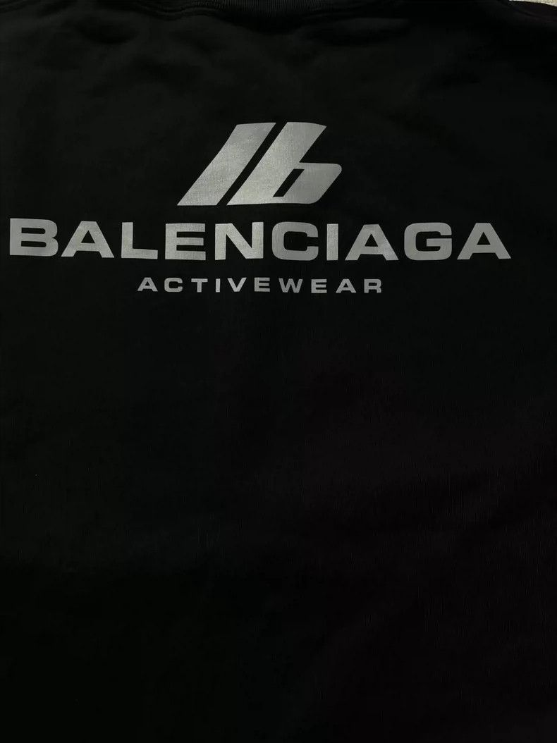 Balenciaga Balenciaga Letter reflective logo crewneck sweatshirt Size M / US 6-8 / IT 42-44 - 4 Thumbnail
