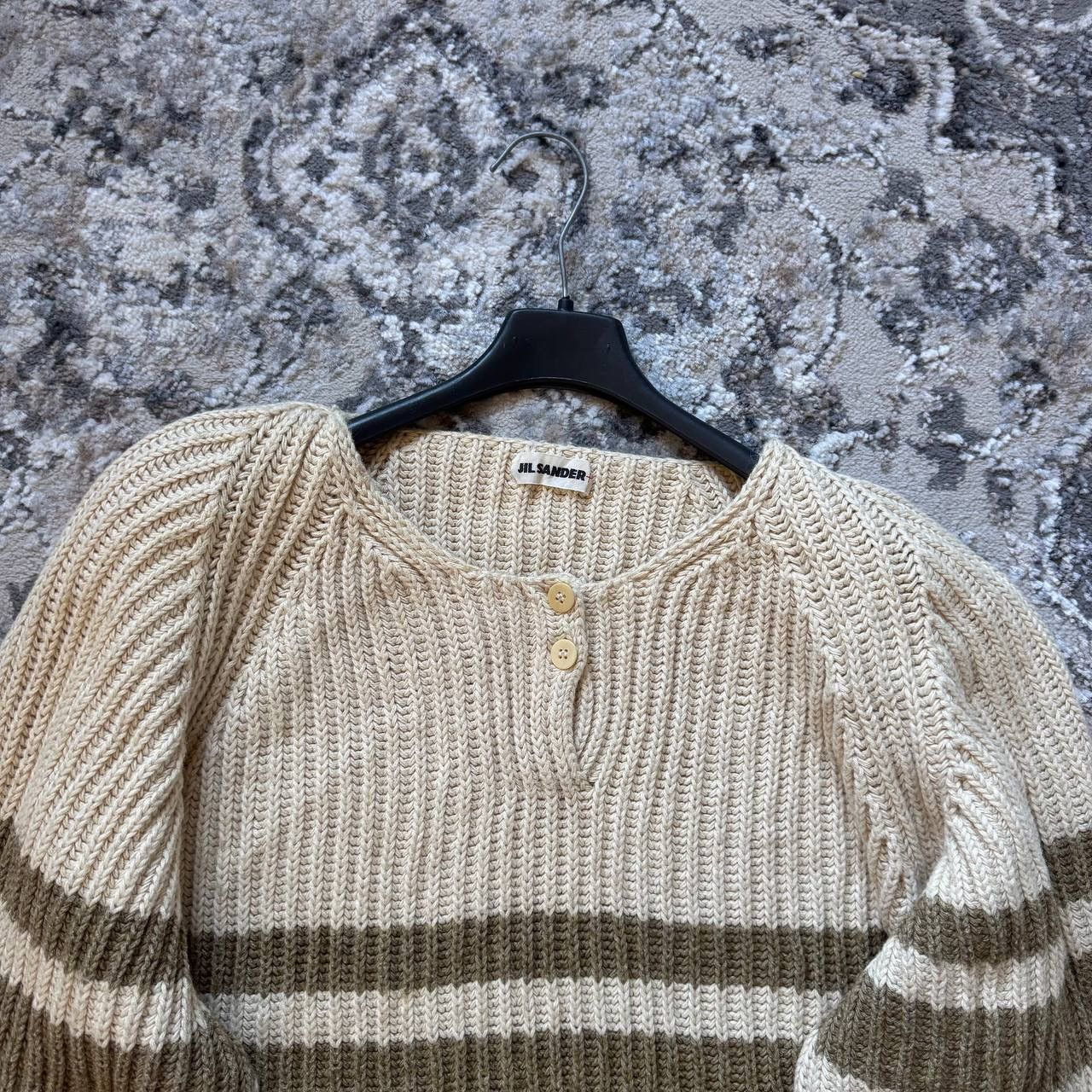 Jil Sander Jil Sander Vintage Wool Cable Oversized Wool Knitted Sweater Size XL / US 12-14 / IT 48-50 - 3 Thumbnail