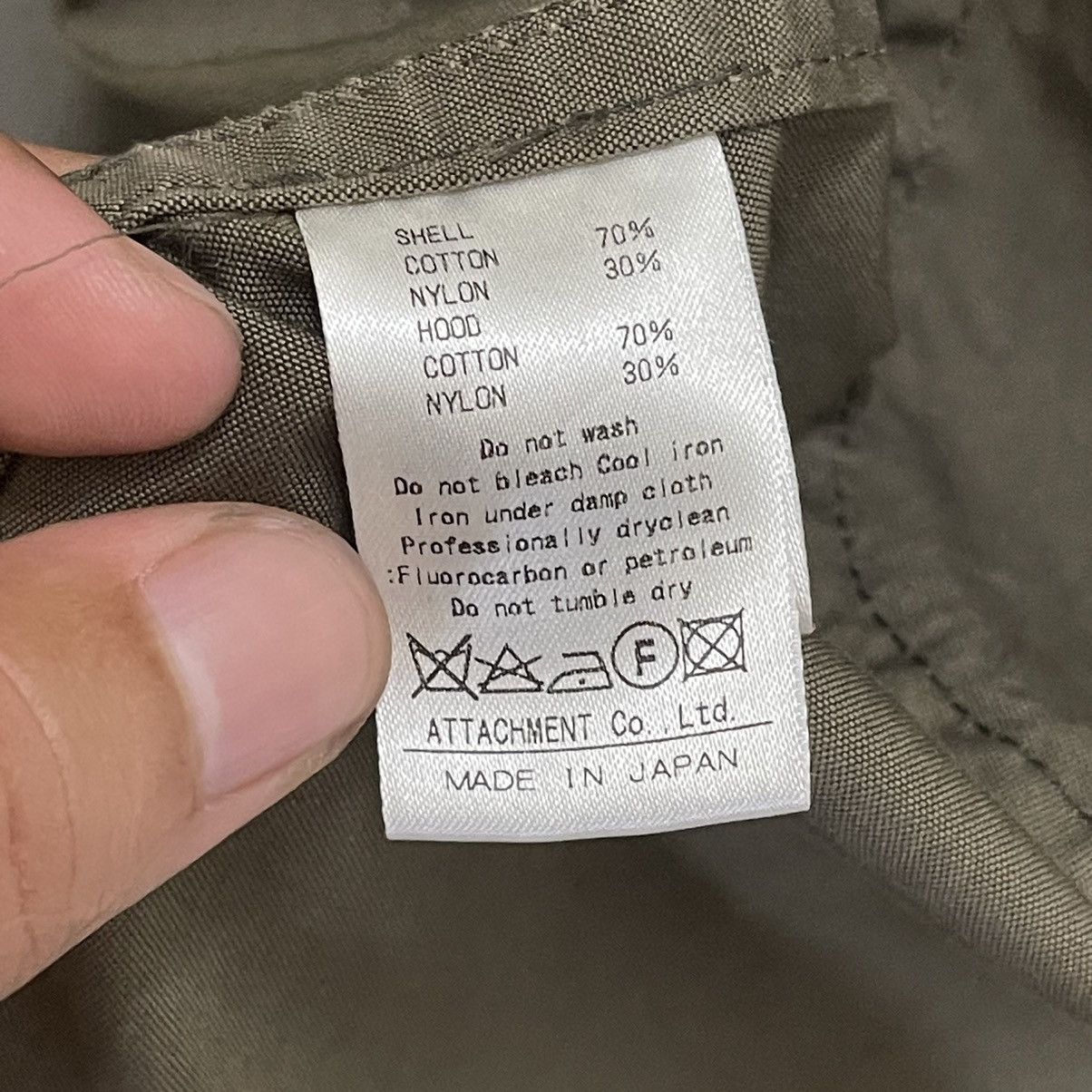 Attachment × Japanese Brand × Kazuyuki Kumagai Attachment Kazuyuki Kumagai Attachment Parka Hoodie Jacket Size US M / EU 48-50 / 2 - 19 Thumbnail