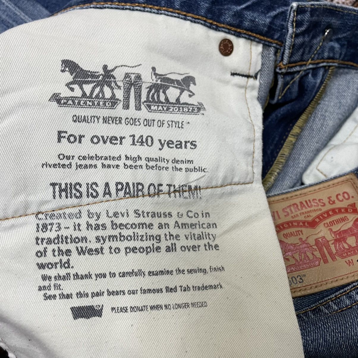 Levi's Vintage Clothing 🔥Vintage Levis 503 Stoned Washed Distress Denim Jeans Size US 34 / EU 50 - 12 Thumbnail