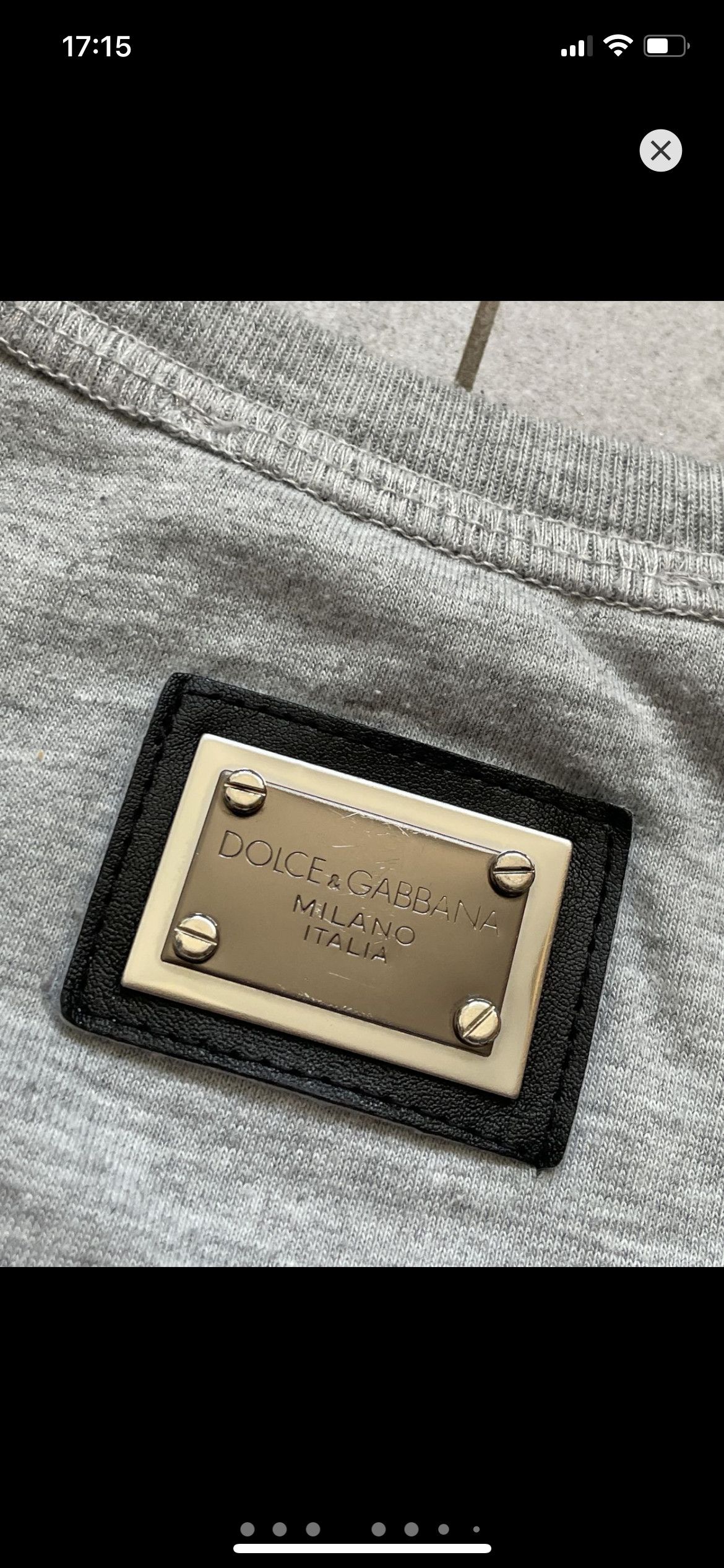 Dolce & Gabbana MUHAMMAD ALI DOLCE GABBANA GREY TEE Size US L / EU 52-54 / 3 - 4 Thumbnail