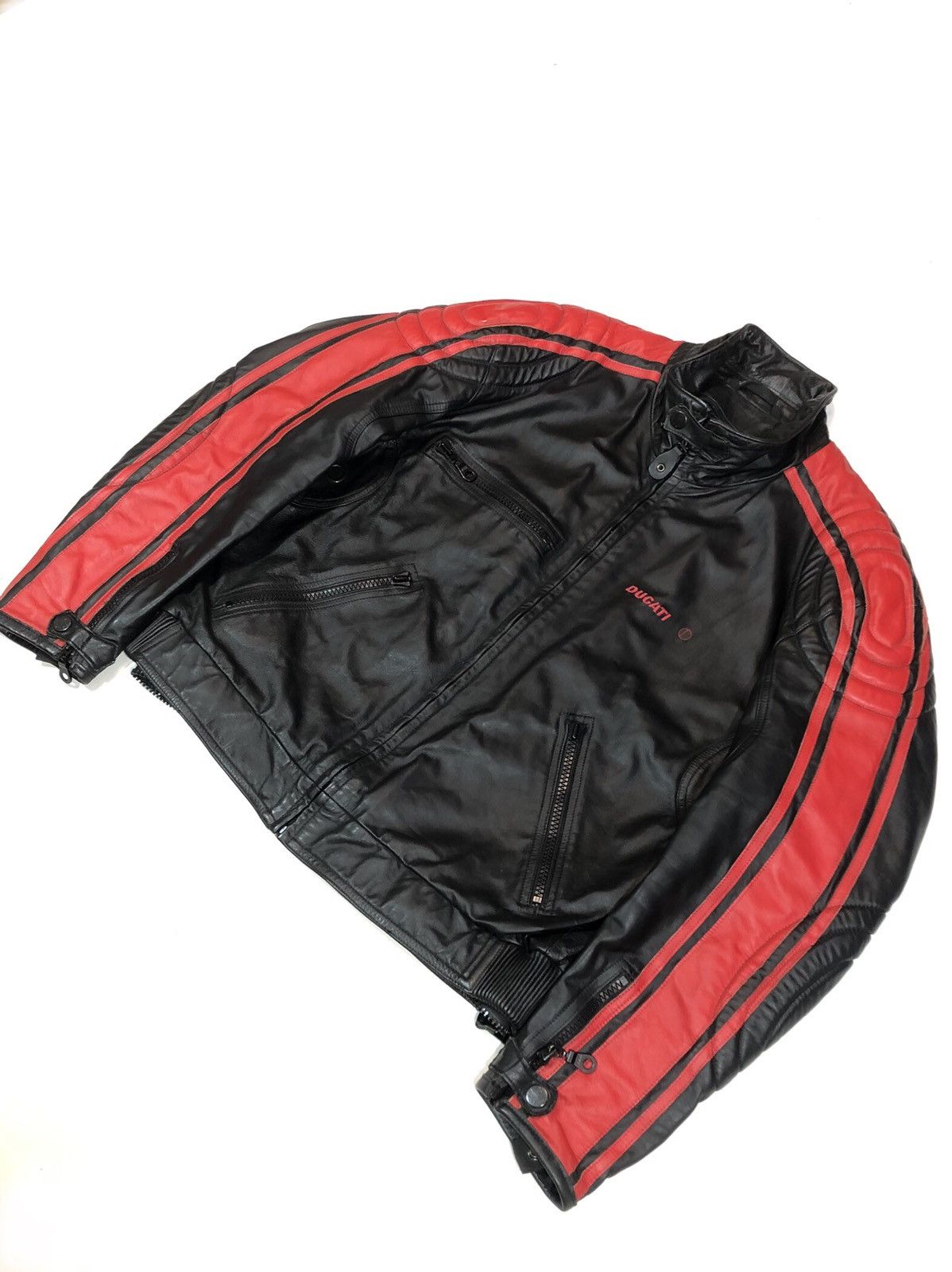 Ducati × Ferrari × Honda Ducati Dainese Motorcycle Moto leather jacket Racing Size US L / EU 52-54 / 3 - 9 Thumbnail