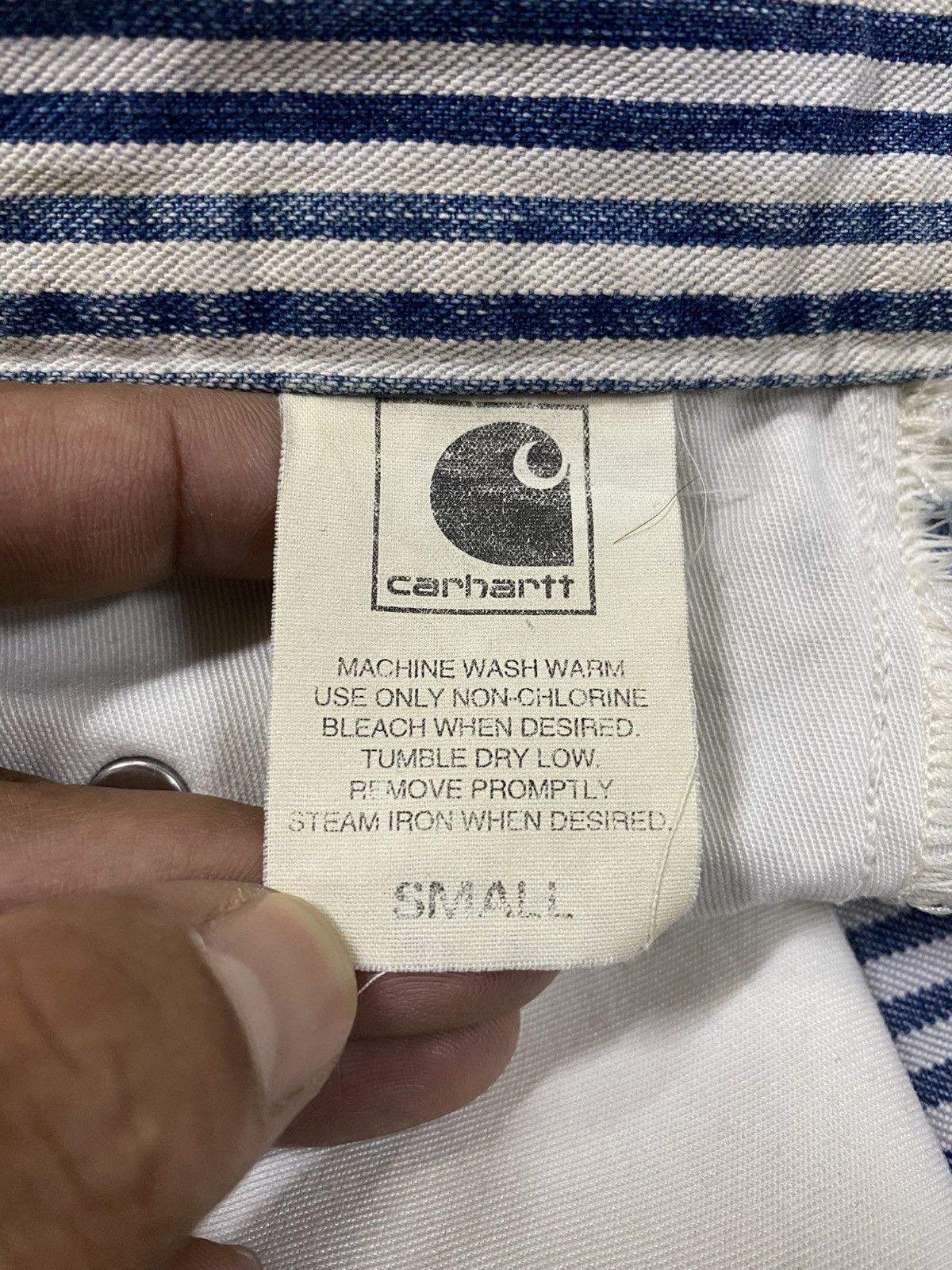 Carhartt × Vintage Carhartt Hickory Vintage @234imn Size US 29 - 10 Thumbnail