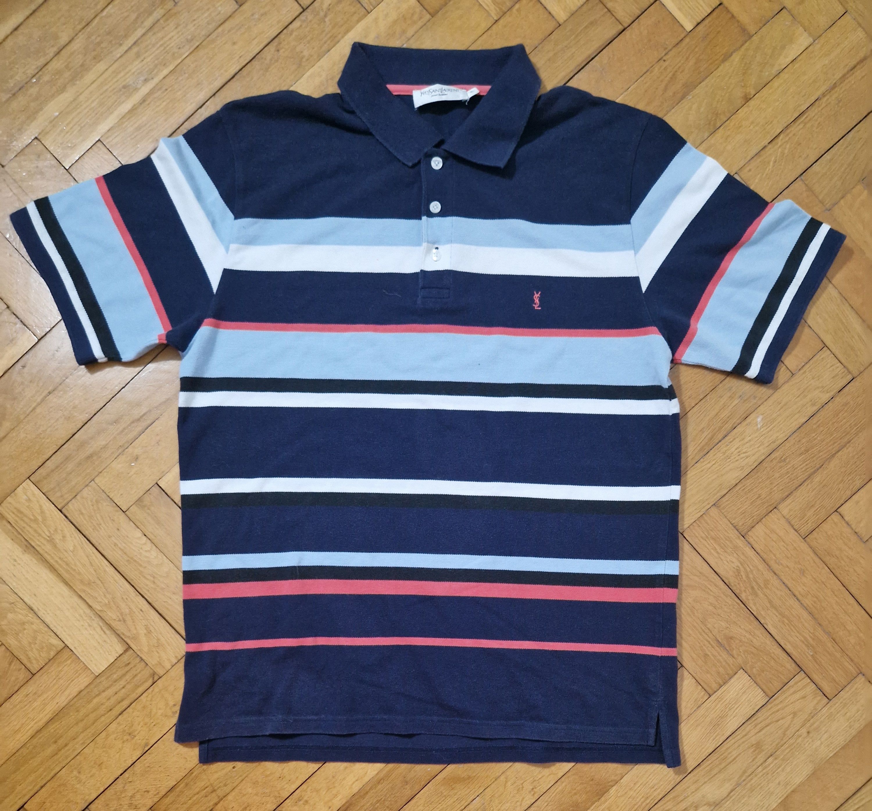 Yves Saint Laurent Yves Saint Laurent YSL vintage polo shirt Size US L / EU 52-54 / 3 - 1 Thumbnail