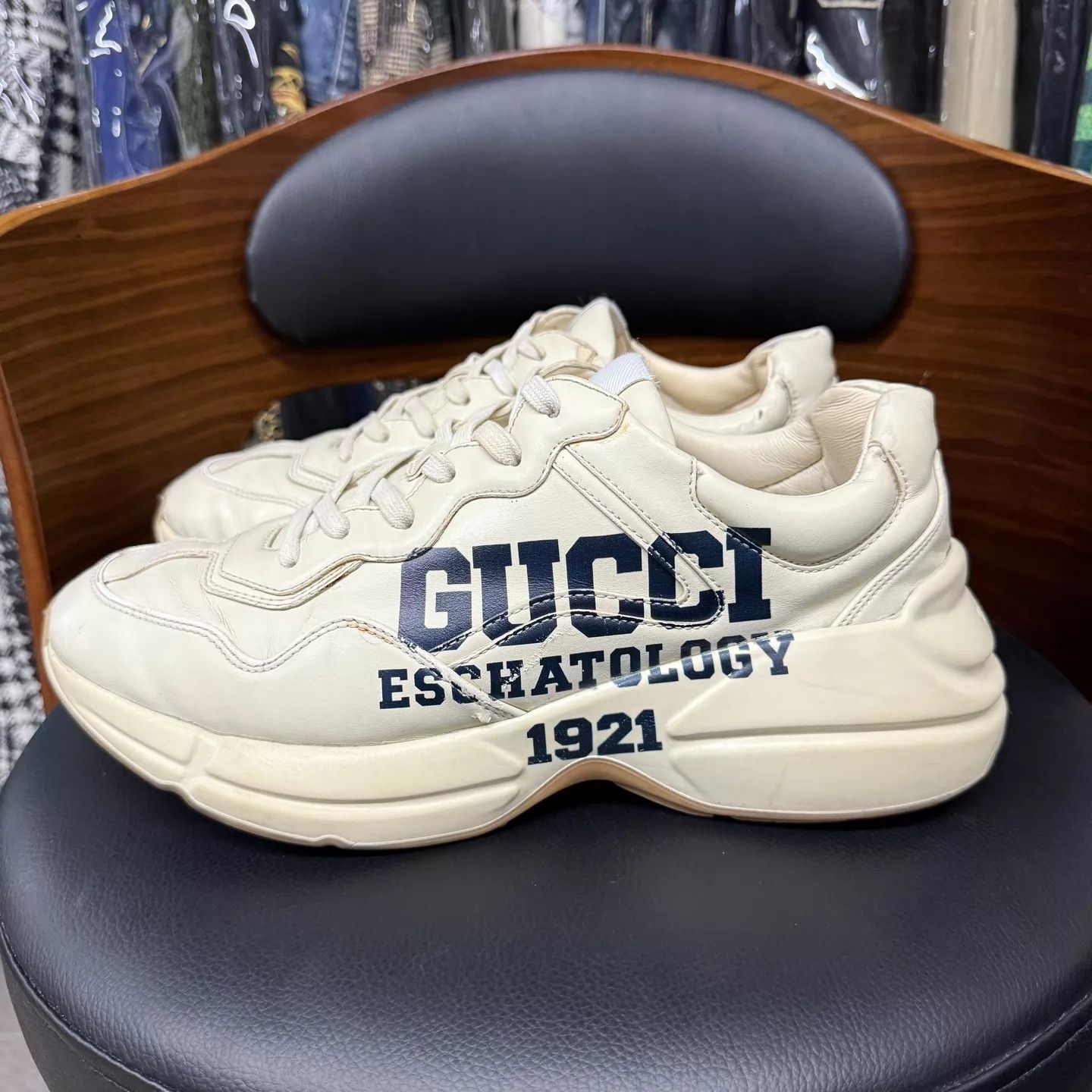 Gucci Gucci Rhyton25 Ivory White 8.5 Size US 8.5 / EU 41-42 - 6 Thumbnail