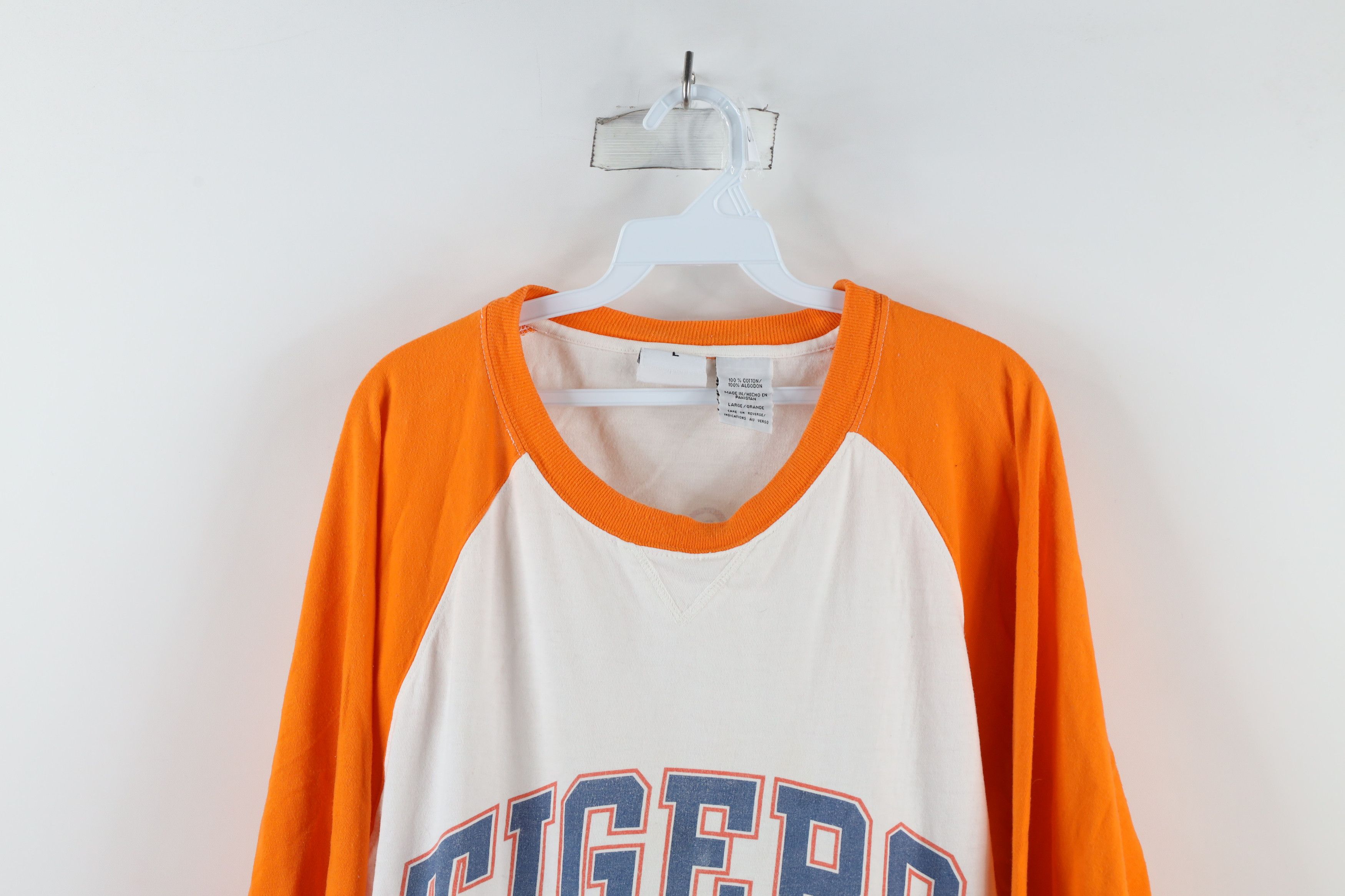 Vintage Vintage Y2K 2000 Detroit Tigers Baseball Raglan T-Shirt Size US L / EU 52-54 / 3 - 2 Thumbnail