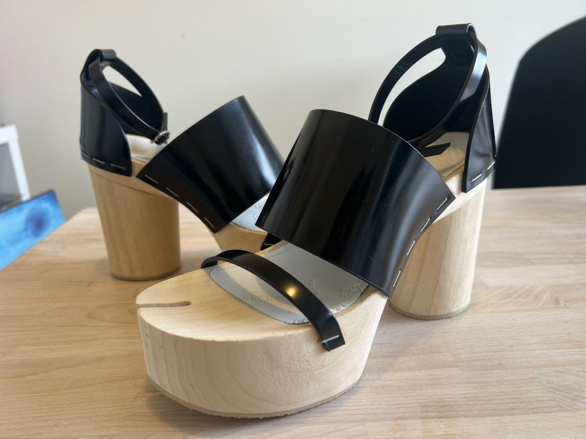 Maison Margiela Maison Margiela Tabi Strap Platform Pump Transparent Wood Size US 10 / IT 40 - 1 Thumbnail