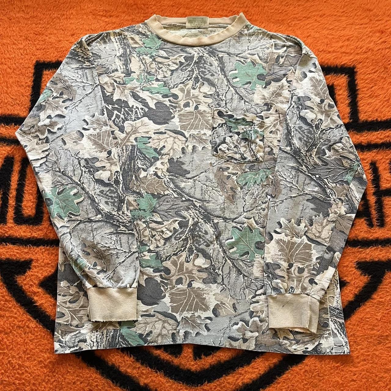 Realtree × Vintage Vintage 90s High Peak Realtree Camo Long Sleeve T shirt Size US L / EU 52-54 / 3 - 1 Thumbnail