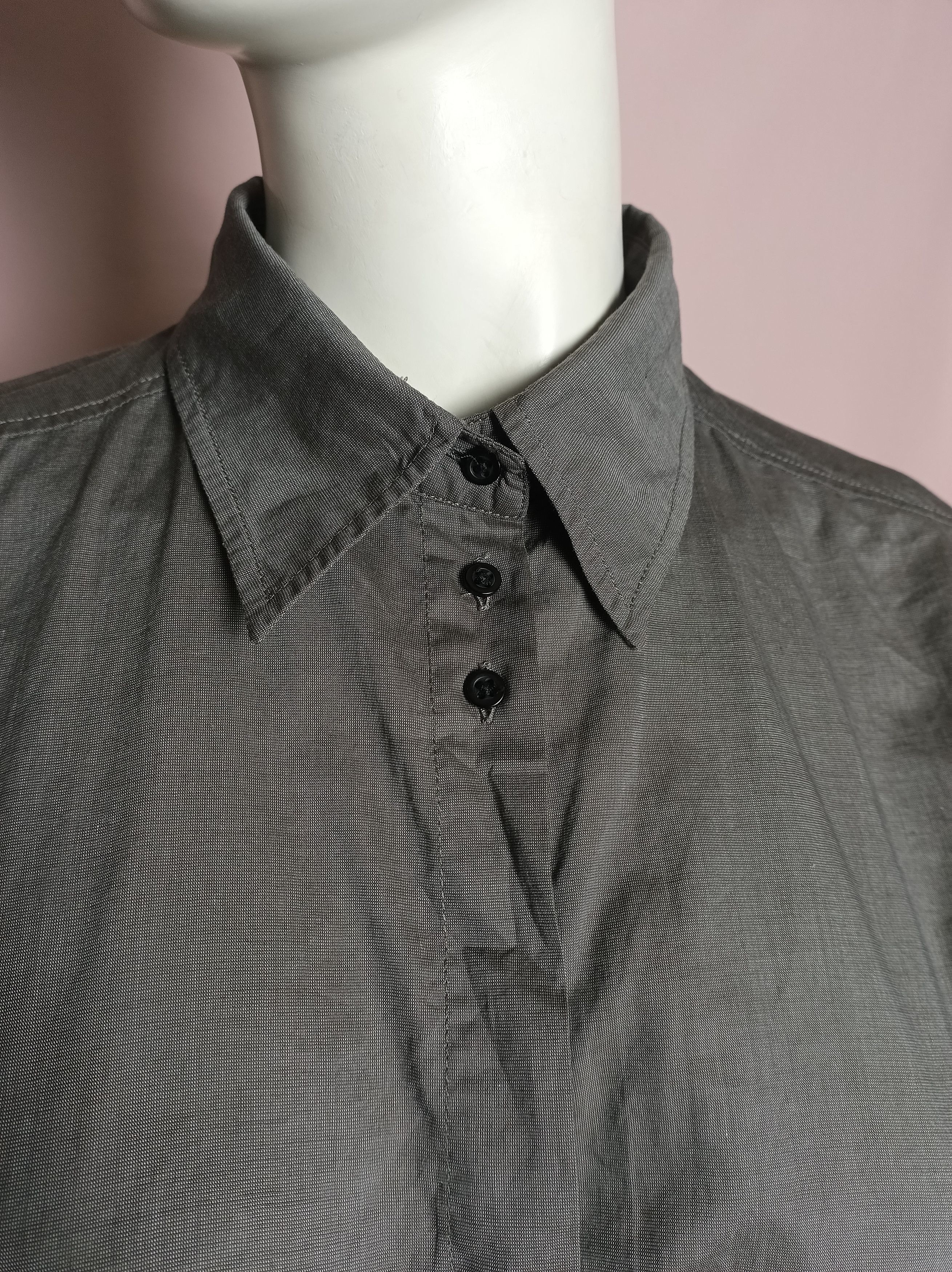 Cop Copine Cop Copine Cotton Grey Tunic Short Dress EU 36 Size XS / US 0-2 / IT 36-38 - 10 Thumbnail