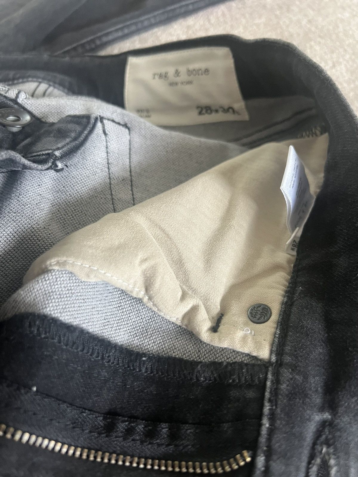 Rag & Bone Rag & Bone Black Jeans Size US 28 / EU 44 - 7 Thumbnail